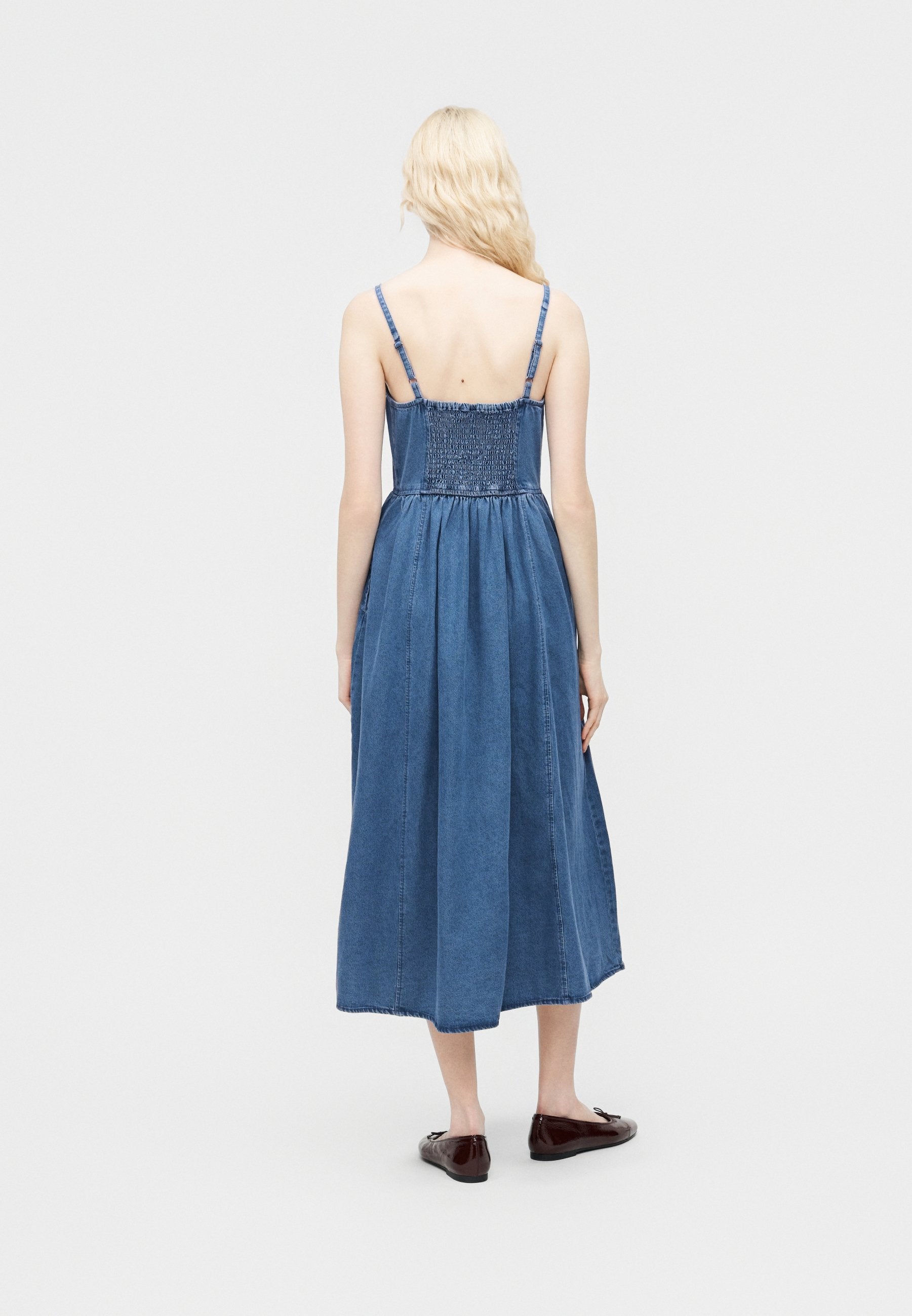CELEBRATION DRESS - Maxi dress - medium wash