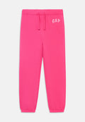 BABYGAP RELAXED LOGO PULL-ON JOGGERS - Tracksuit bottoms - raspberry sorbet