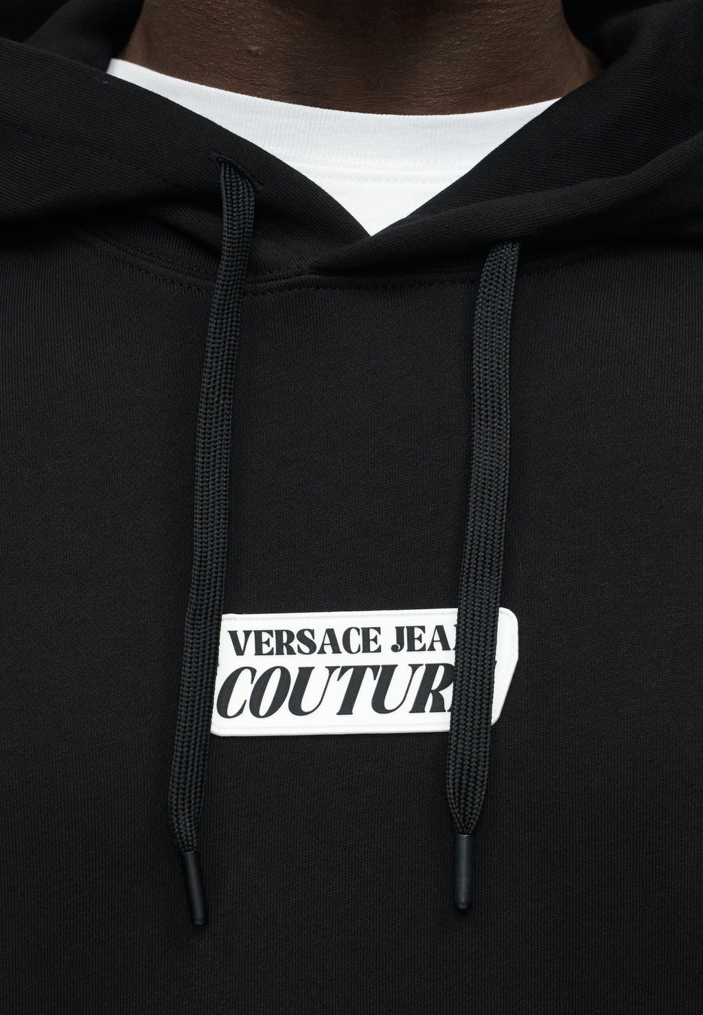 PATCH SQUARE - Hoodie - black