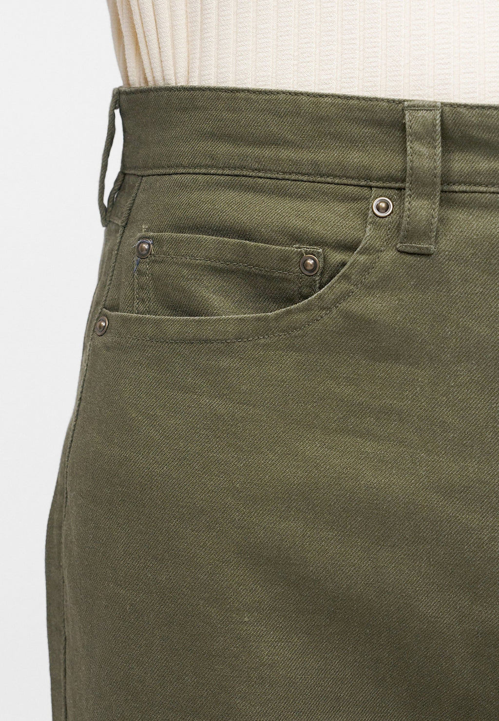 STRAIGHT - Trousers - green