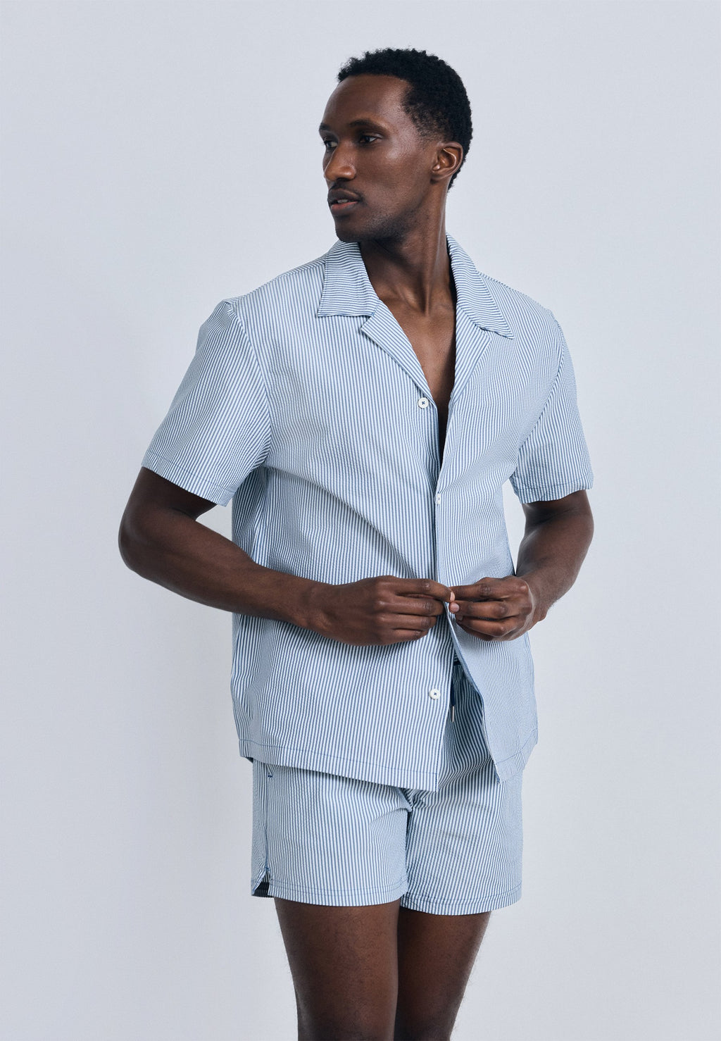 VELVETFISH SHIRT - Swimwear shirt - open blue