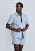 VELVETFISH SHIRT - Swimwear shirt - open blue