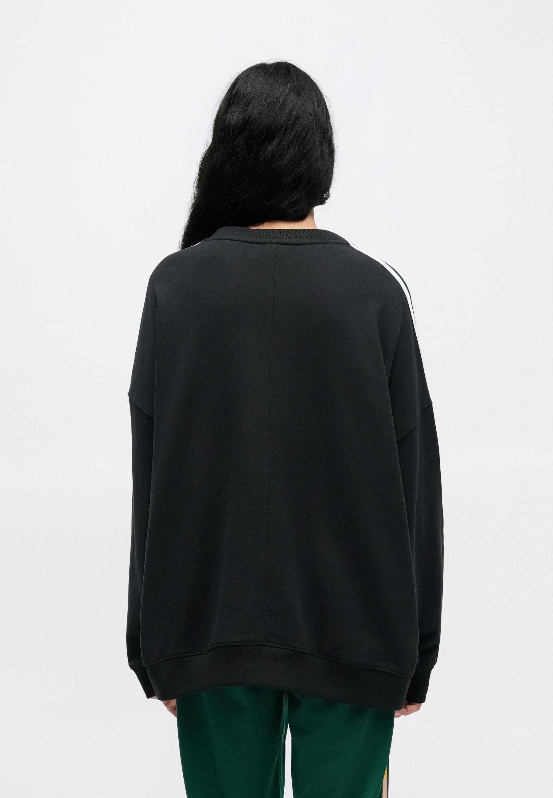Sweatshirt - black/white