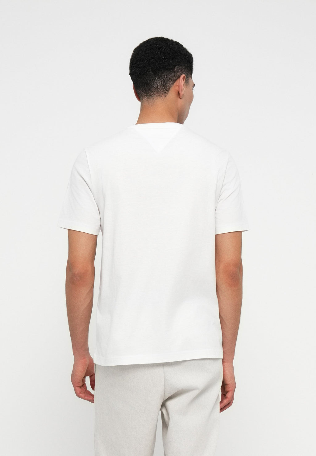 LOGO GRAPHIC JERSEY CREW NECK T-SHIRT - Print T-shirt - white