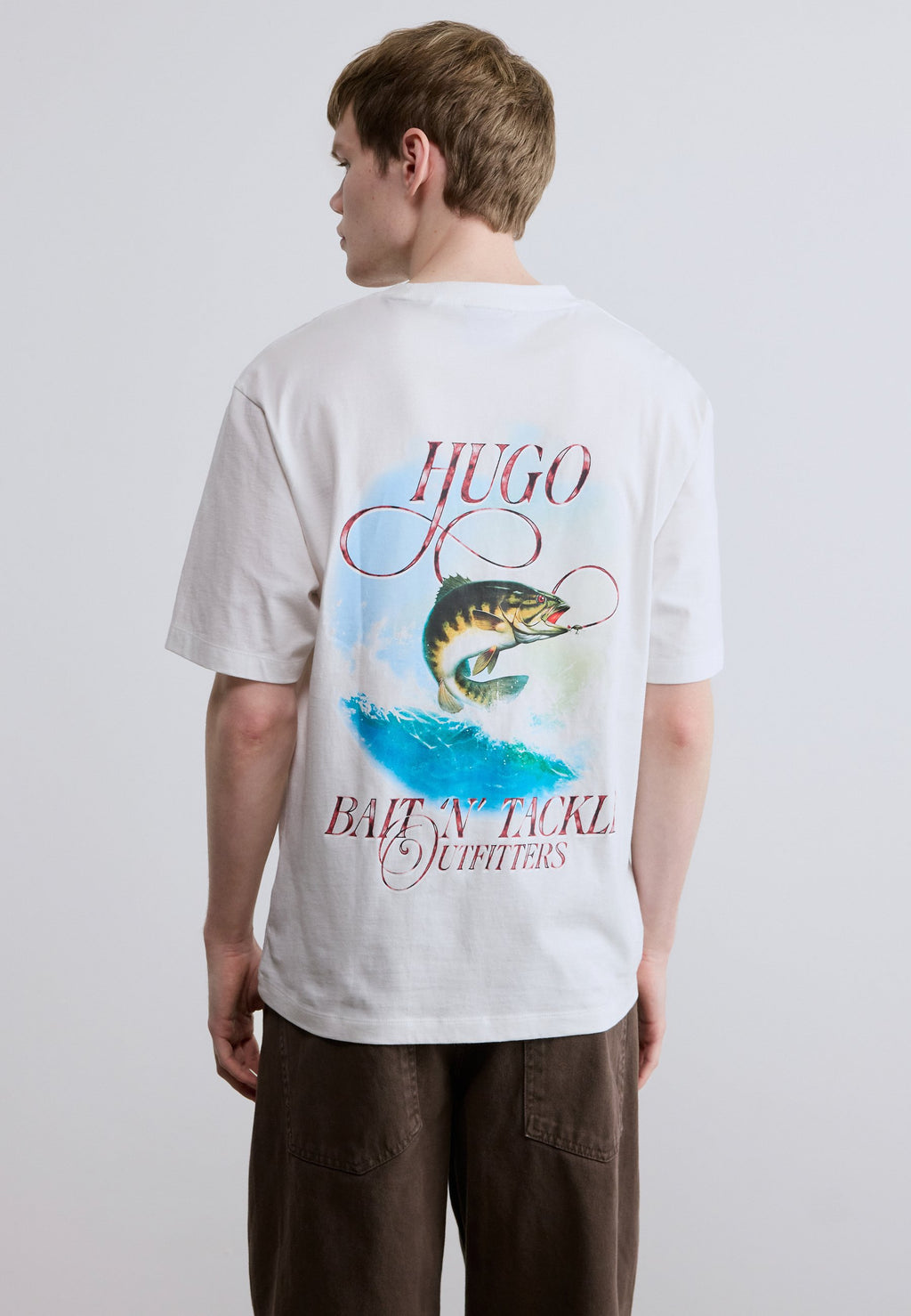 NOFISHIX - Print T-shirt - white