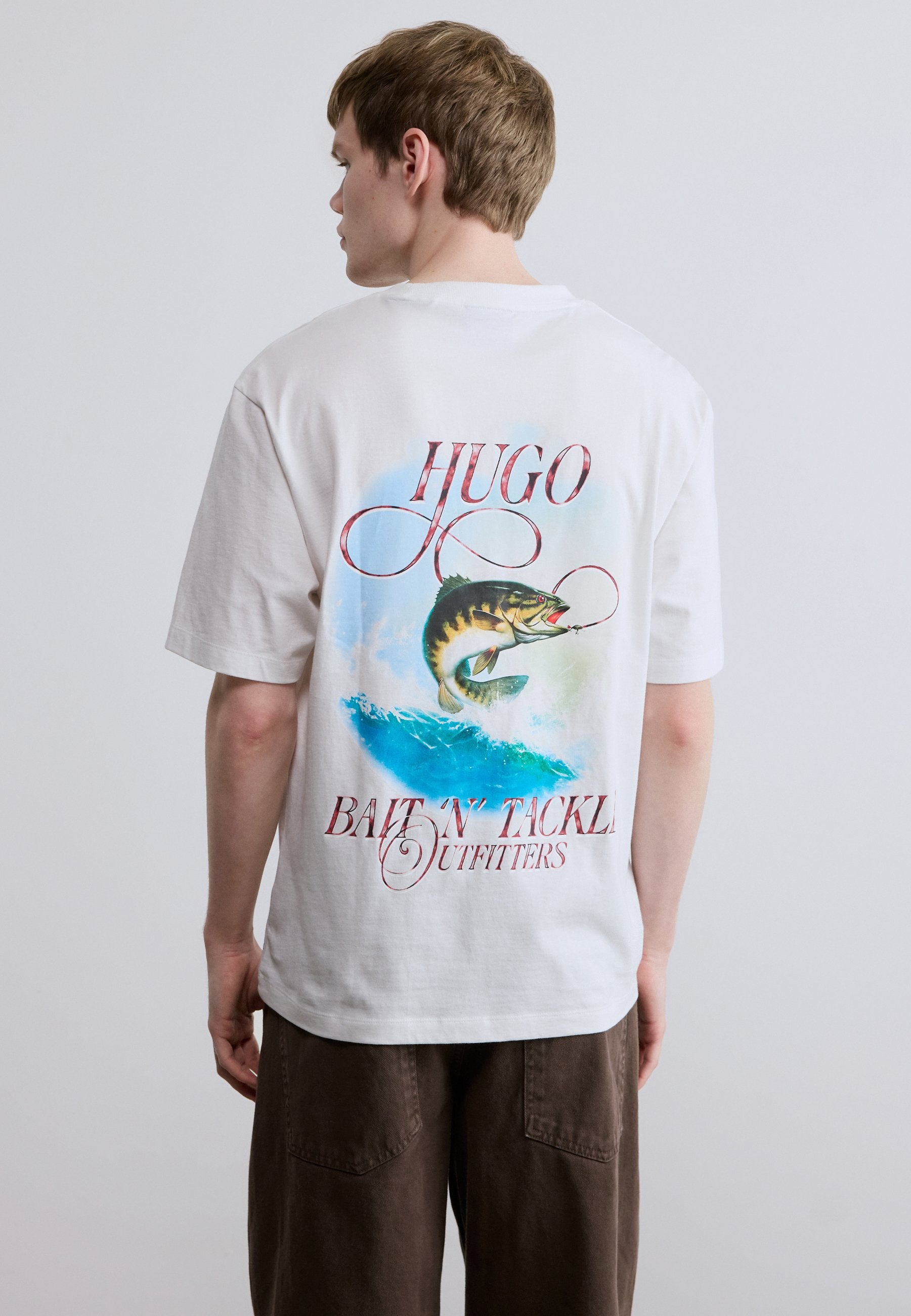 NOFISHIX - Print T-shirt - white