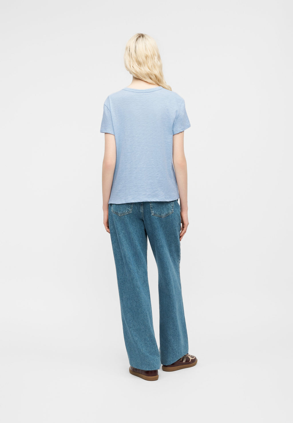TEE - Basic T-shirt - sail blue