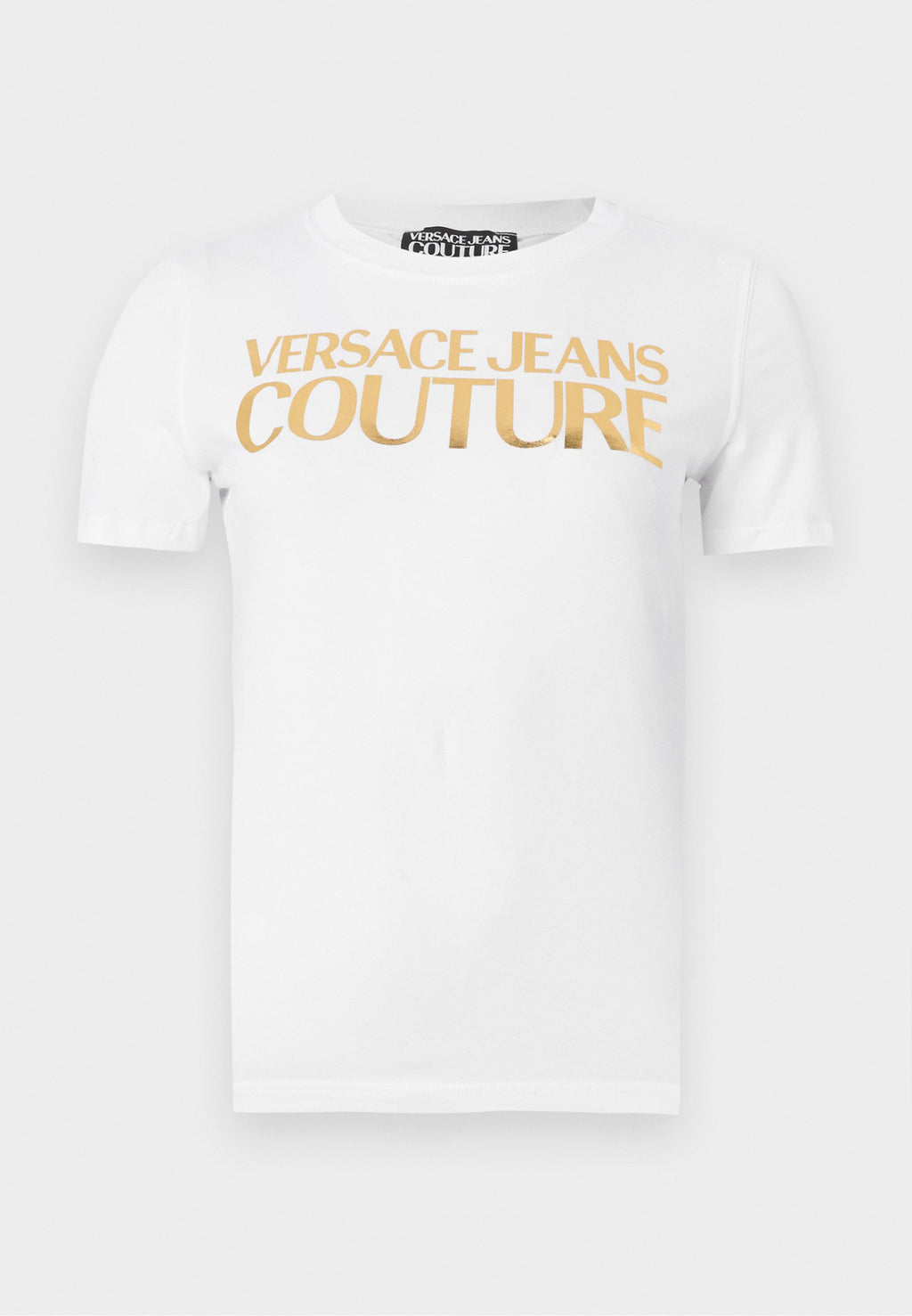 Print T-shirt - white/gold-coloured