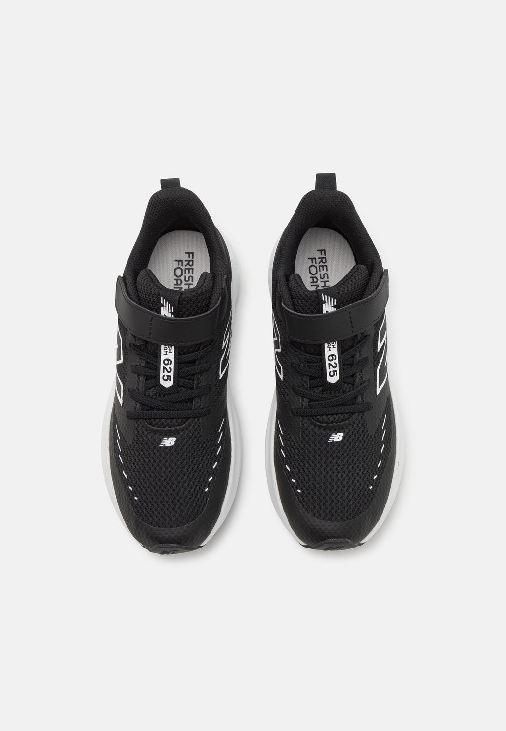 625 HOOK & LOOP UNISEX - Road running shoes - black