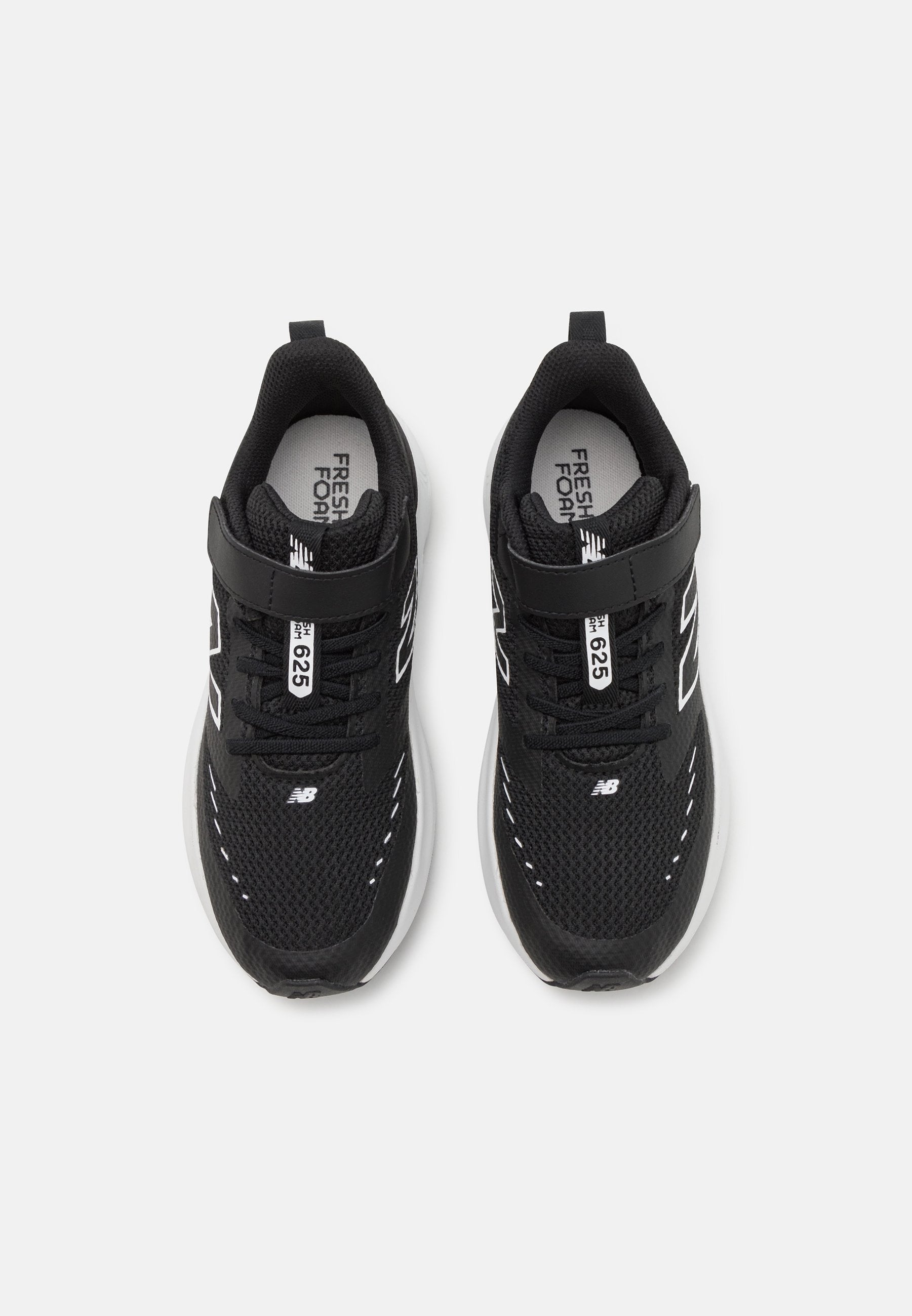 625 HOOK & LOOP UNISEX - Road running shoes - black