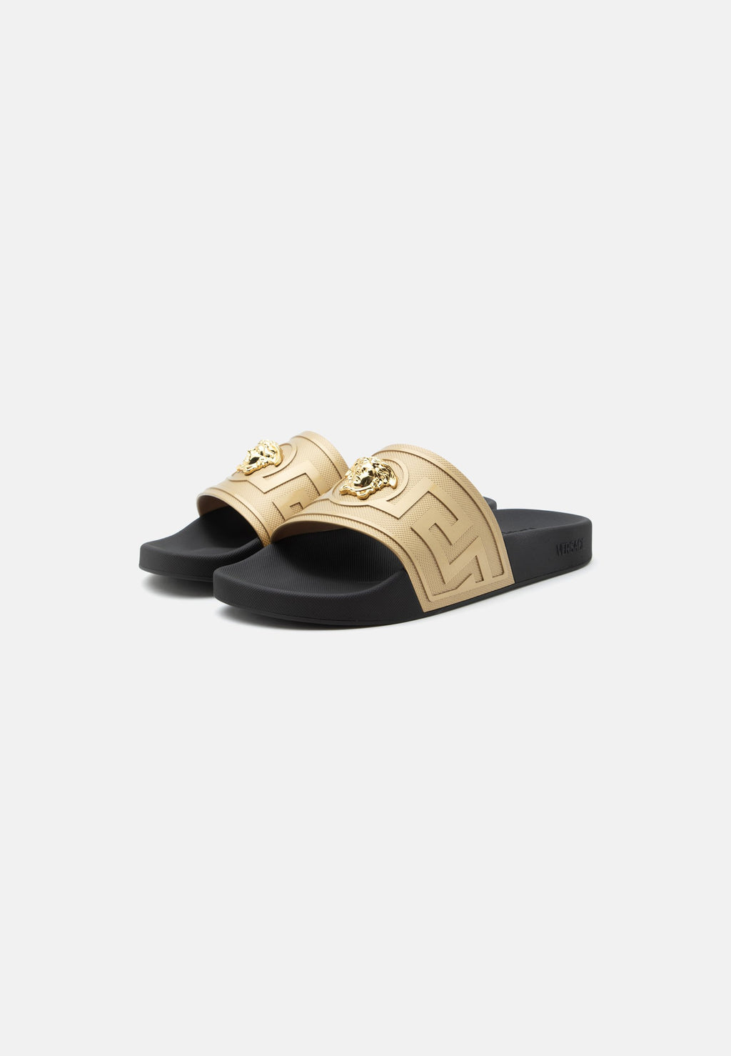 SLIDES - Mules - gold-coloured