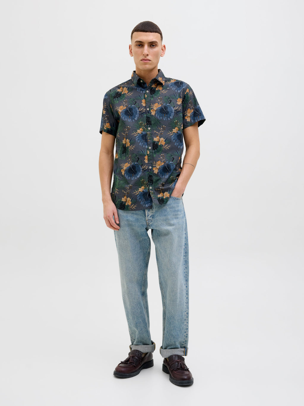 JJHAWAII AOP - Shirt - castlerock