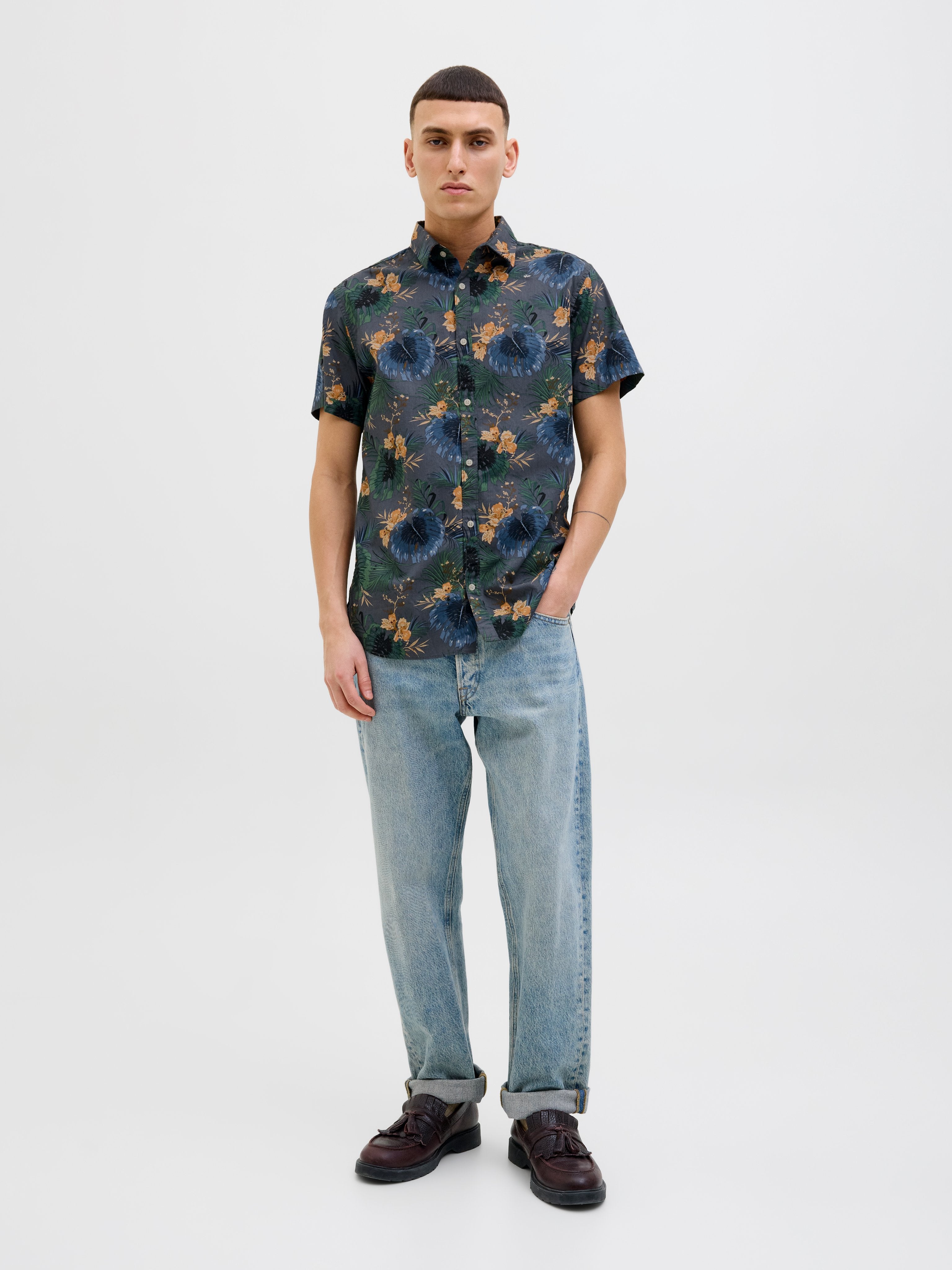 JJHAWAII AOP - Shirt - castlerock