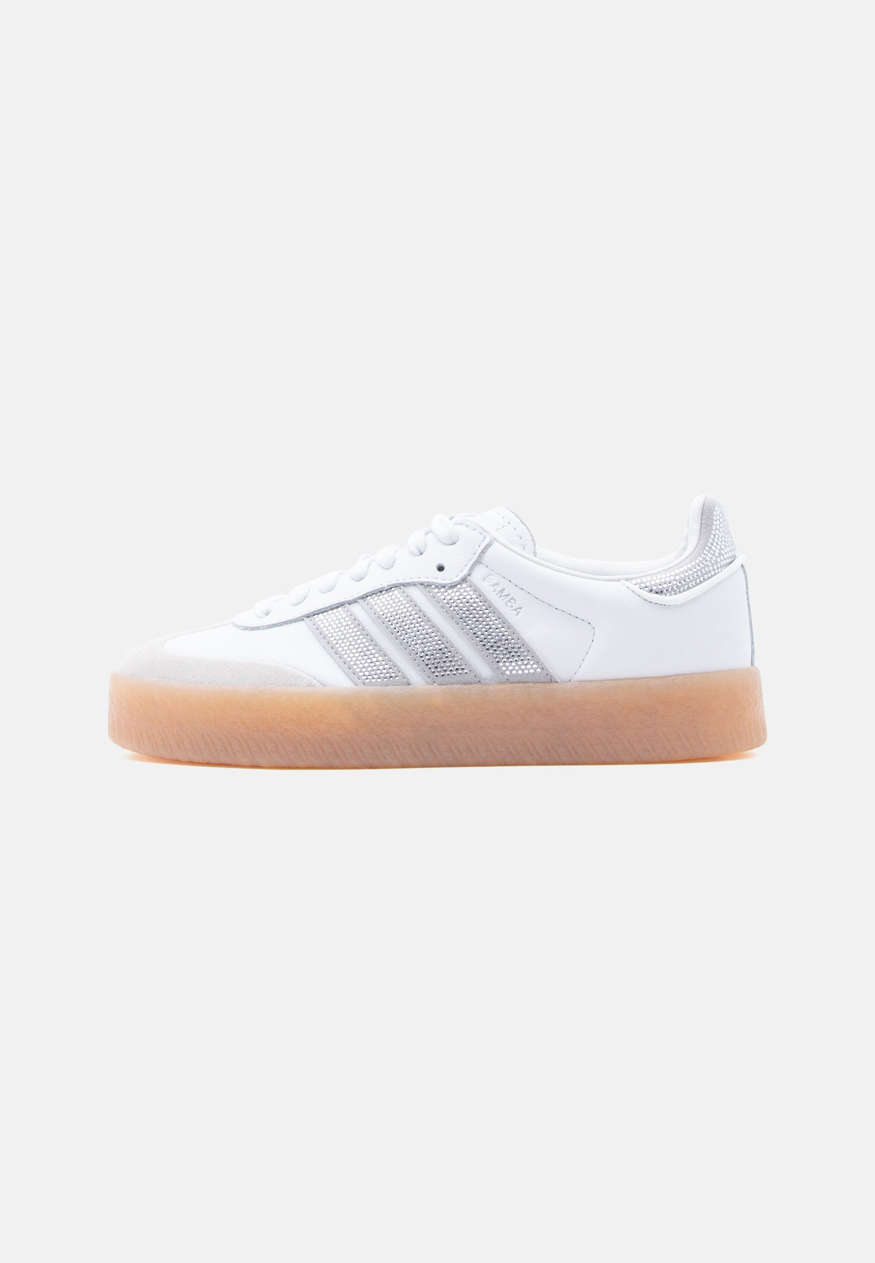 SAMBAE - Trainers - crystal white/silver-coloured metallic