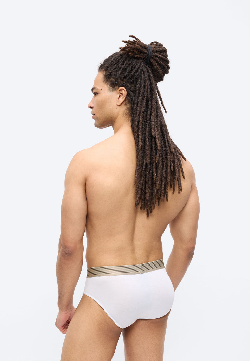 Briefs - nut/white