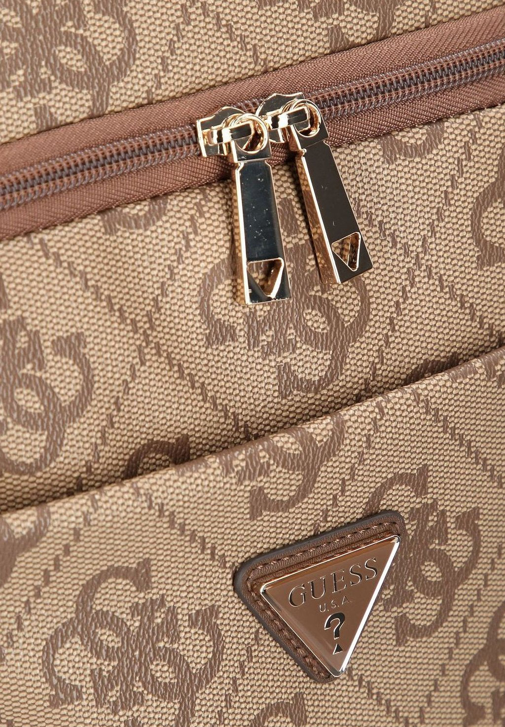 BERTA - Rucksack - latte logo/brown