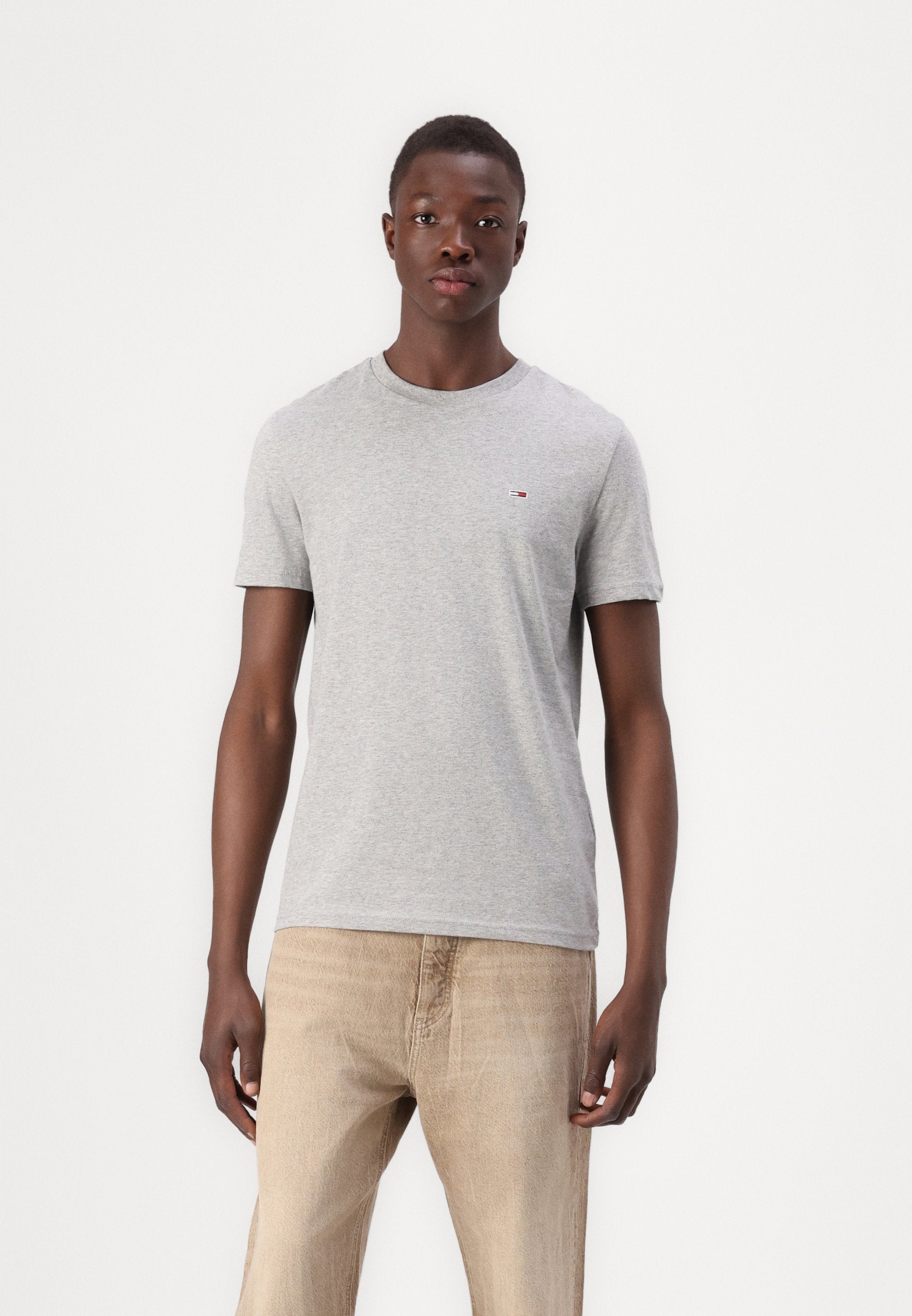 SLIM TEE 2 PACK - تي شيرت أساسي - رمادي/كحلي داكن