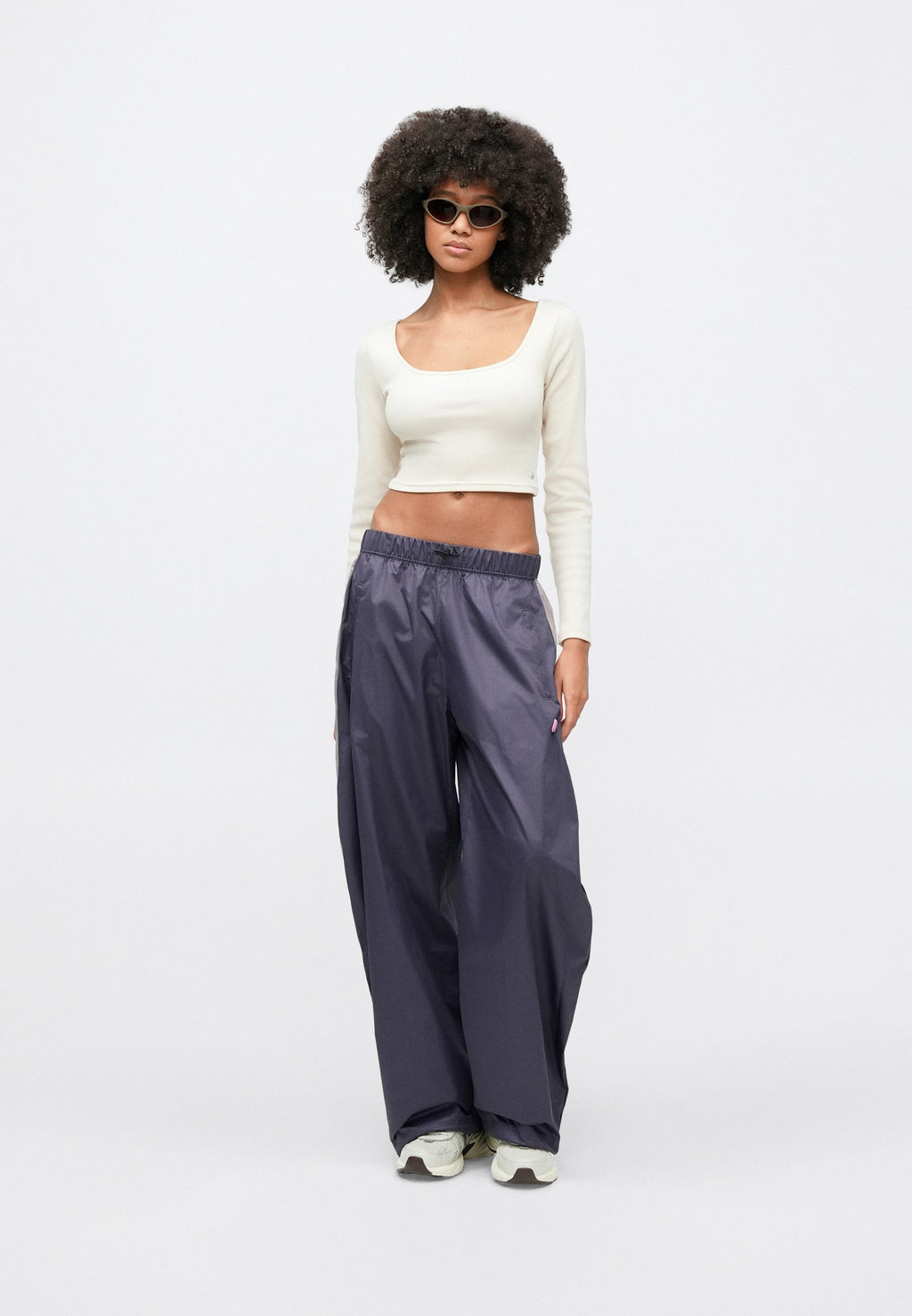 Tracksuit bottoms - dark raisin/violet ore/smoke grey