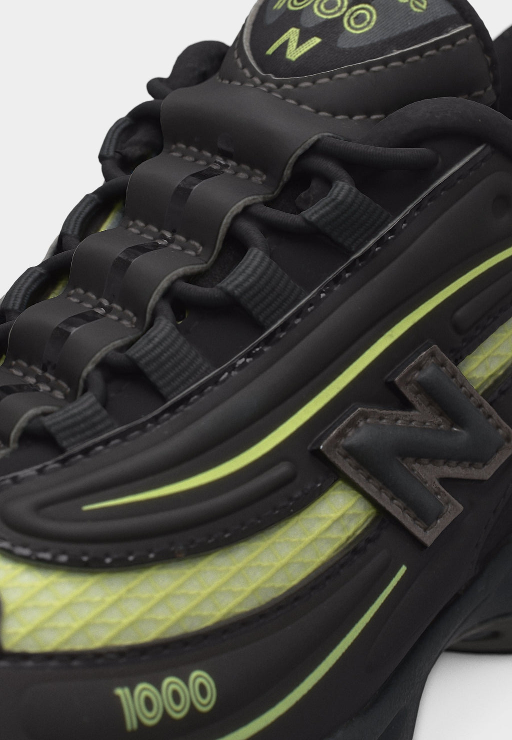 M1000 UNISEX - Trainers - black/dry lime