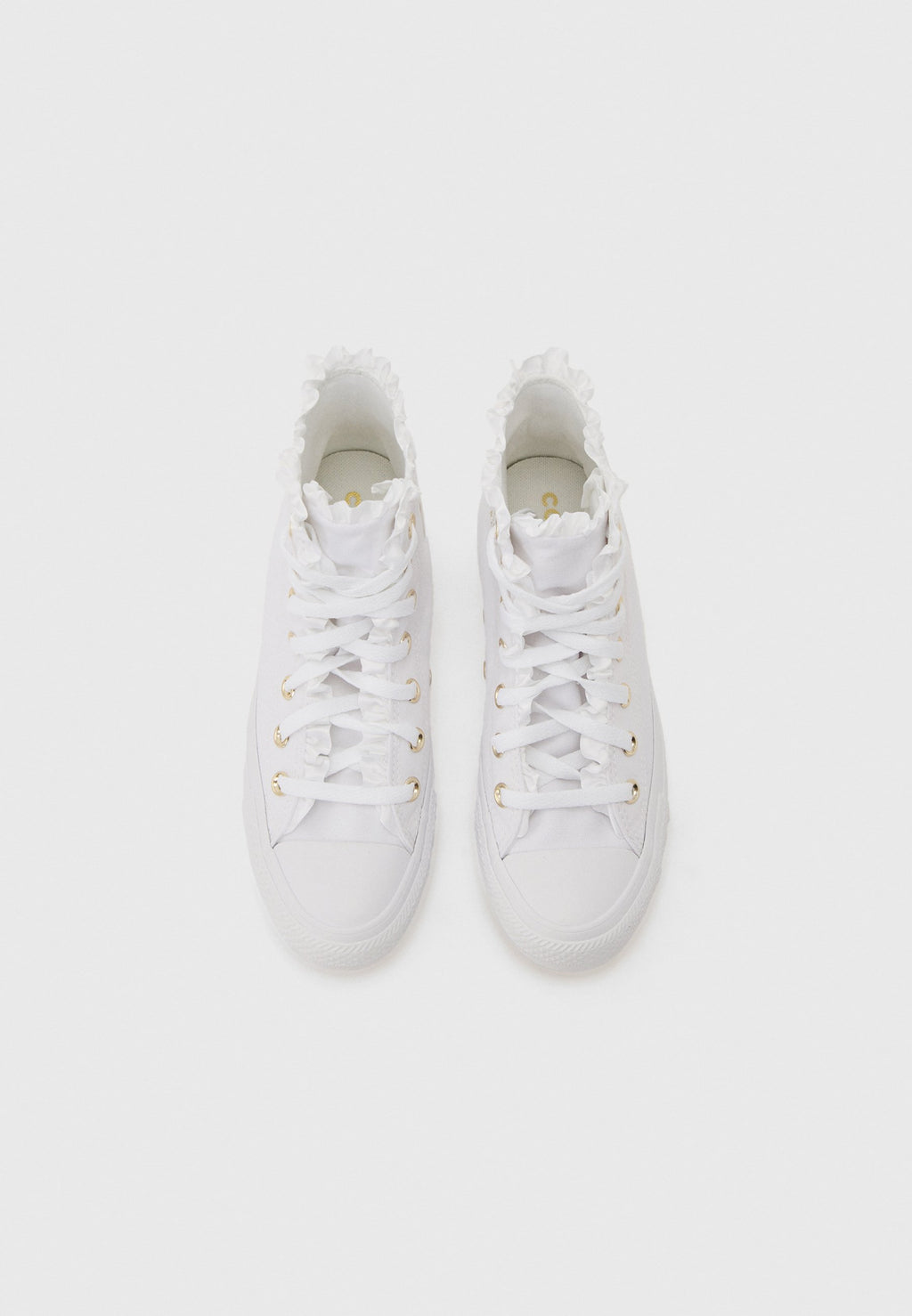 CHUCK TAYLOR ALL STAR - High-top trainers - white/metallic light gold-coloured