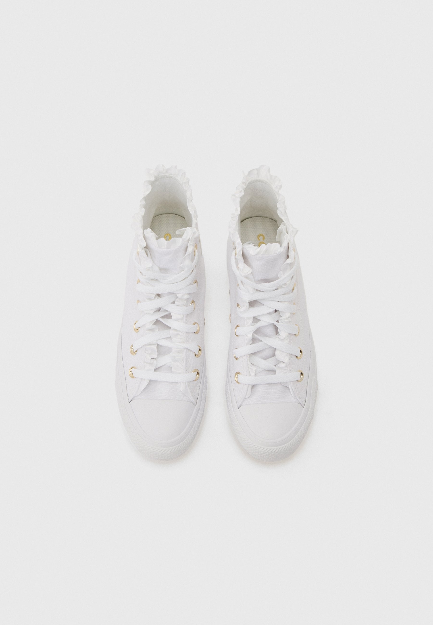 CHUCK TAYLOR ALL STAR - High-top trainers - white/metallic light gold-coloured