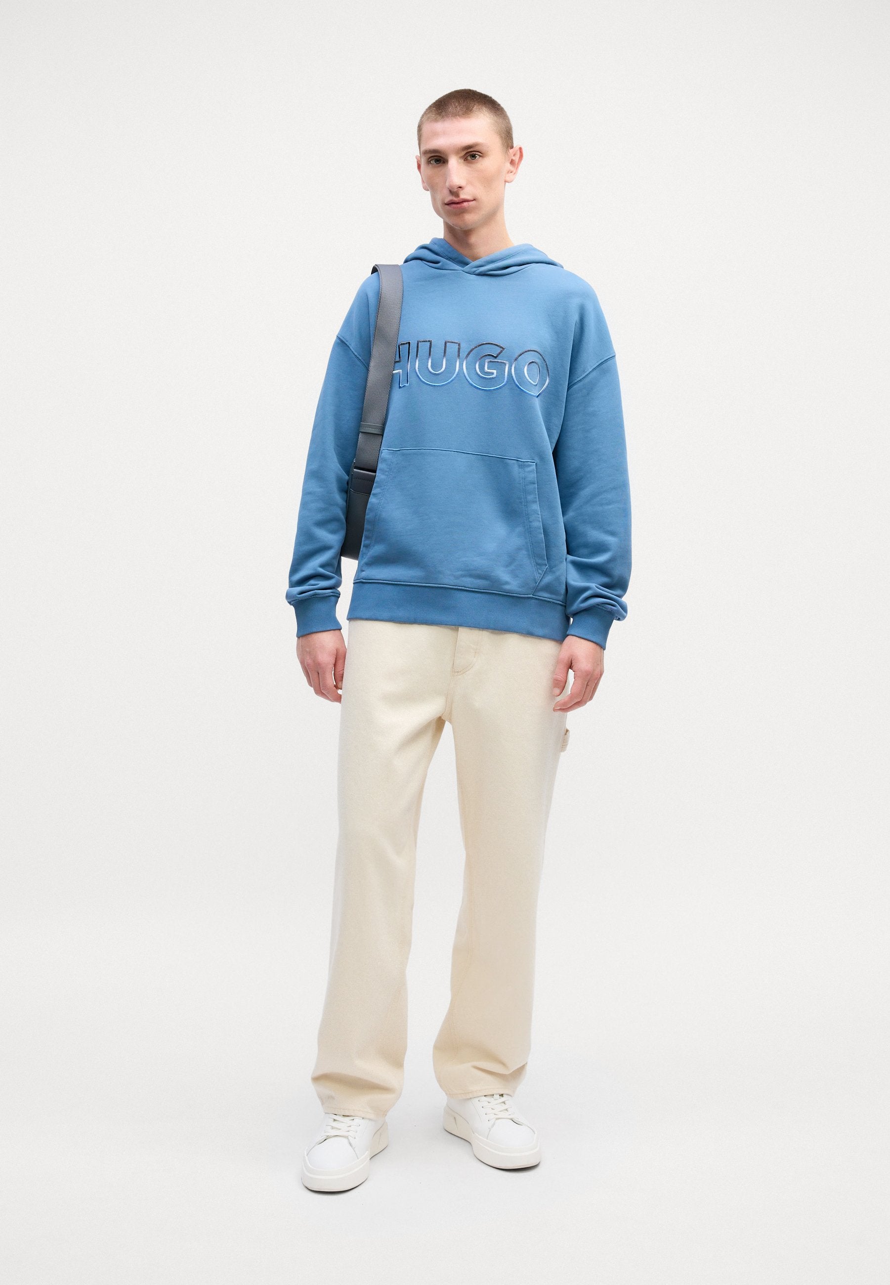 NOGUDI - Hoodie - open blue