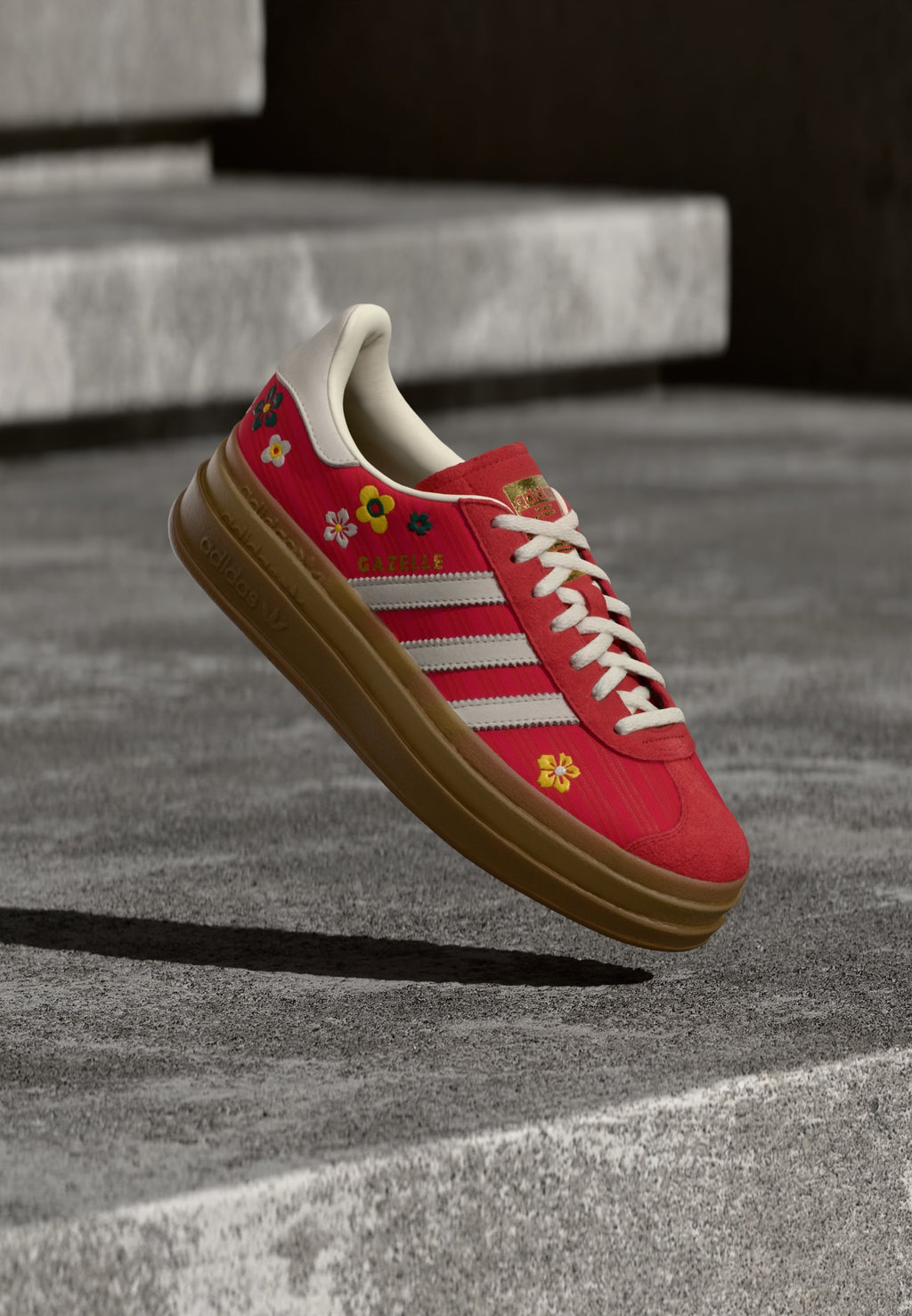 GAZELLE BOLD W X LIBERTY - Trainers - better scarlet/off white/eqt yellow