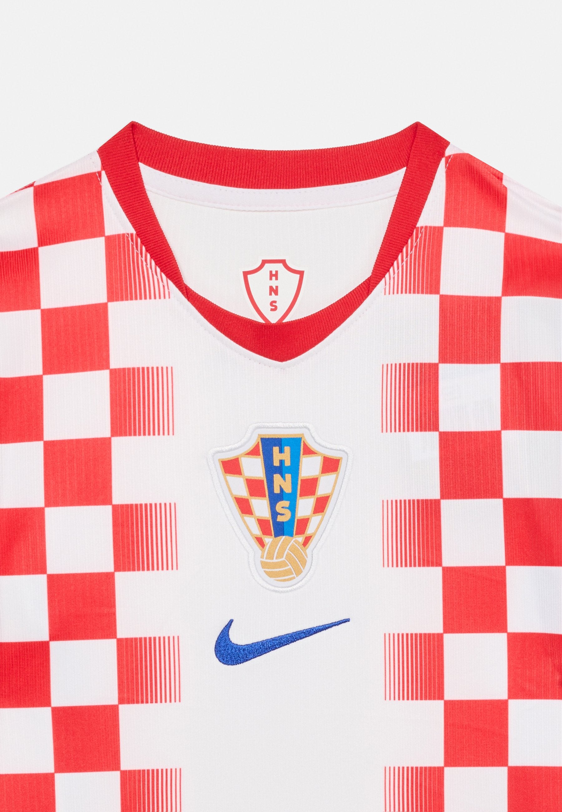 CROATIA STADIUM HOME UNISEX - Sports T-shirt - white/university red/hyper royal