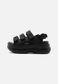 SOHO FROSTED - Platform sandals - black