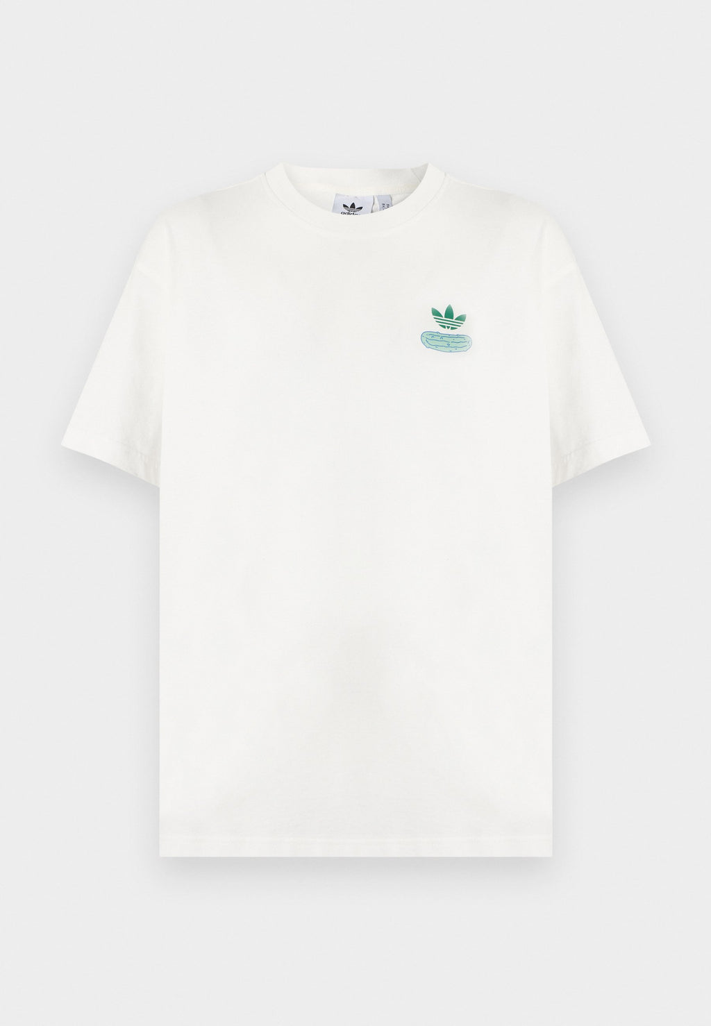 PICKLE GRAPHIC OVERSIZED TEE UNISEX - Print T-shirt - core white
