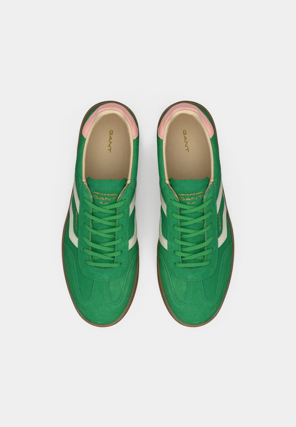 CUZIMA - Trainers - green/peach pink