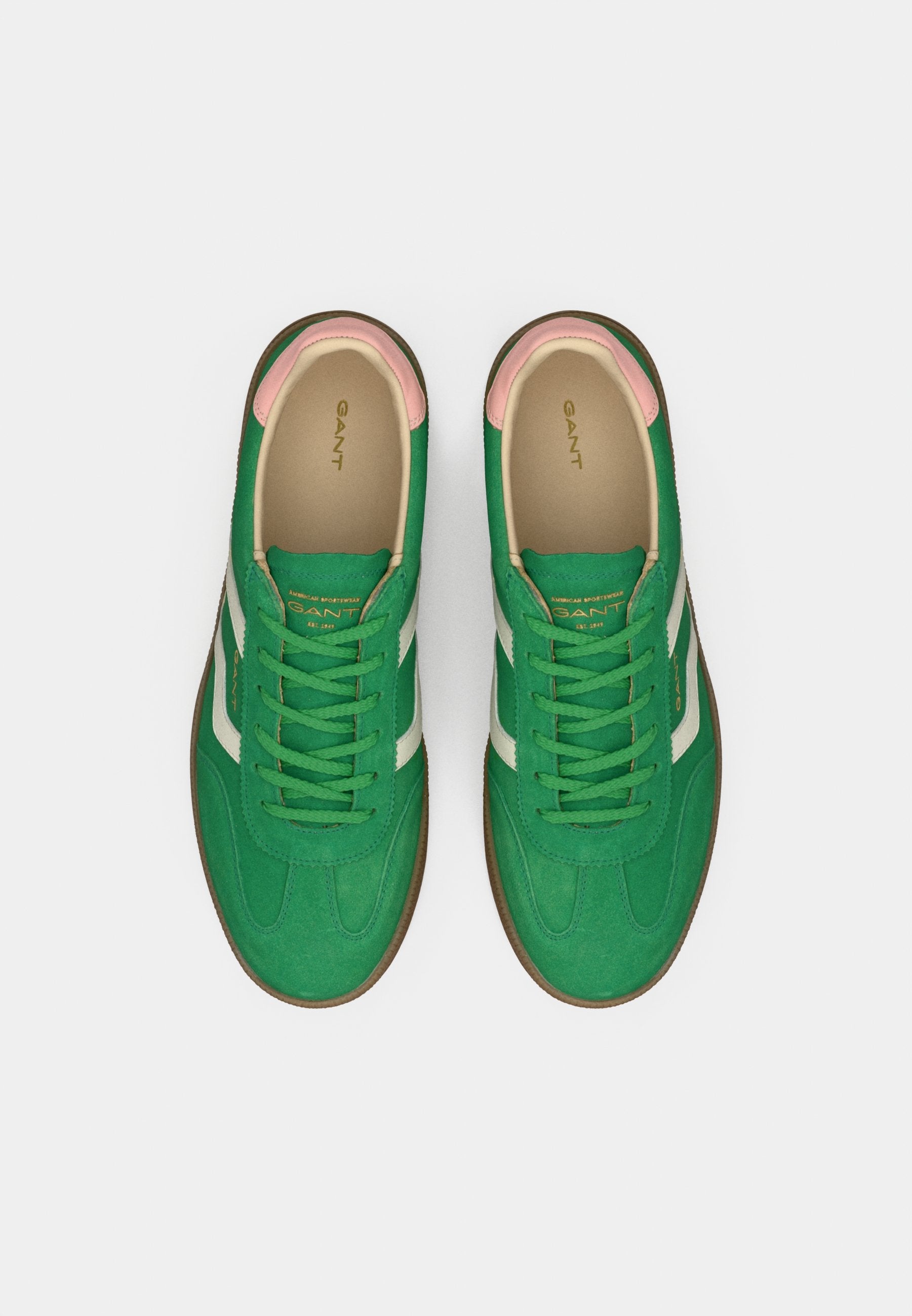 CUZIMA - Trainers - green/peach pink