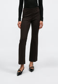 PONTE BOOT PANT - Trousers - terra brown