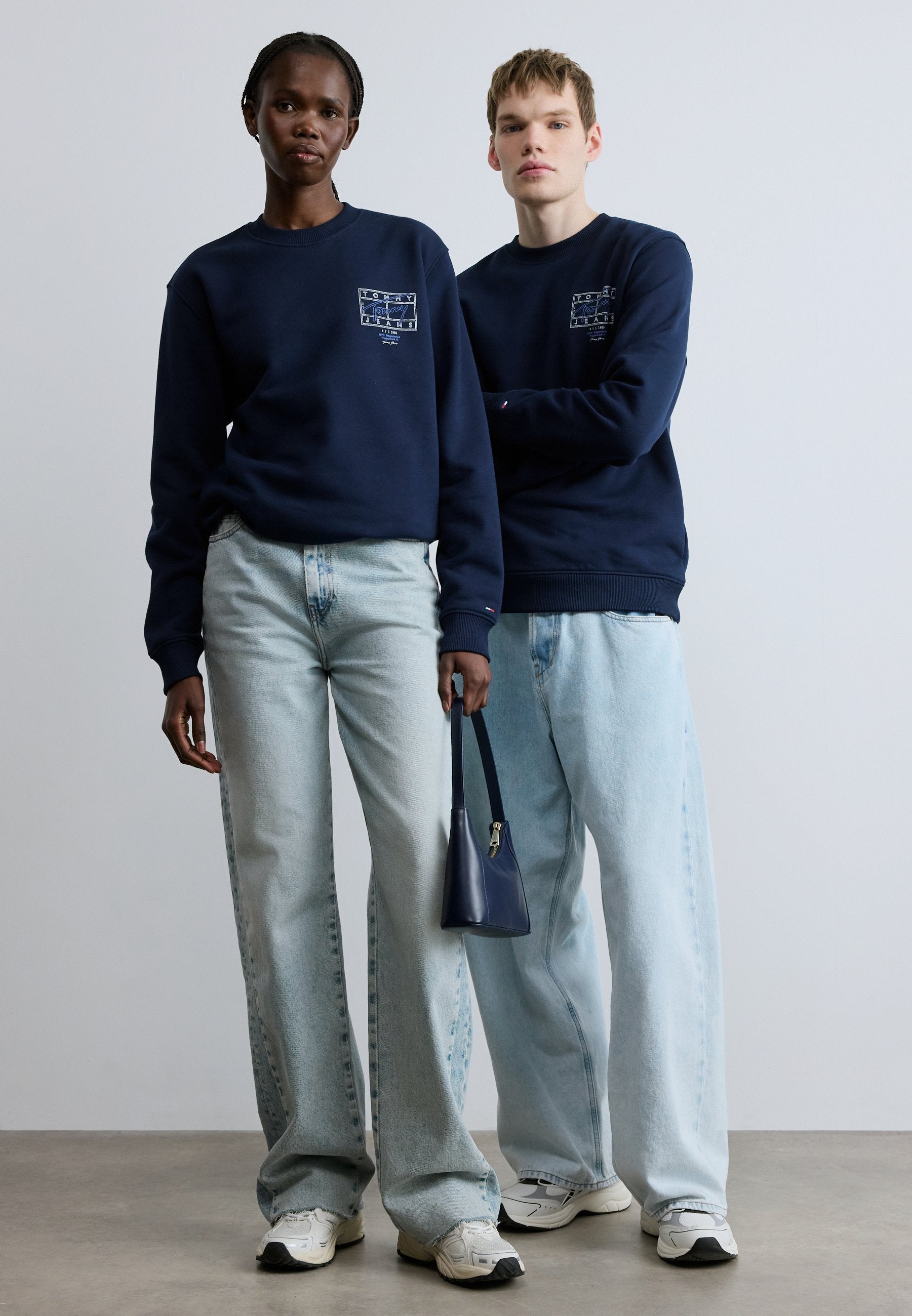 ENTRY DNA PLAY CREW UNISEX - Sweat-shirt - bleu marine nuit noire