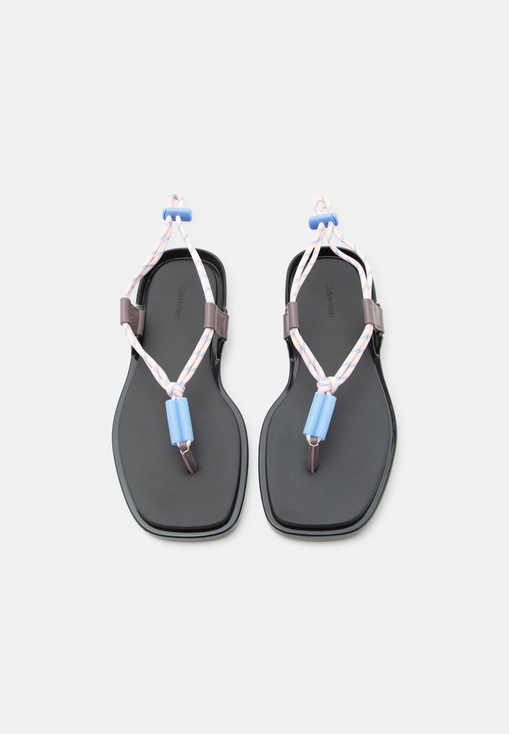 T-bar sandals - black/peppercorn/peach whip