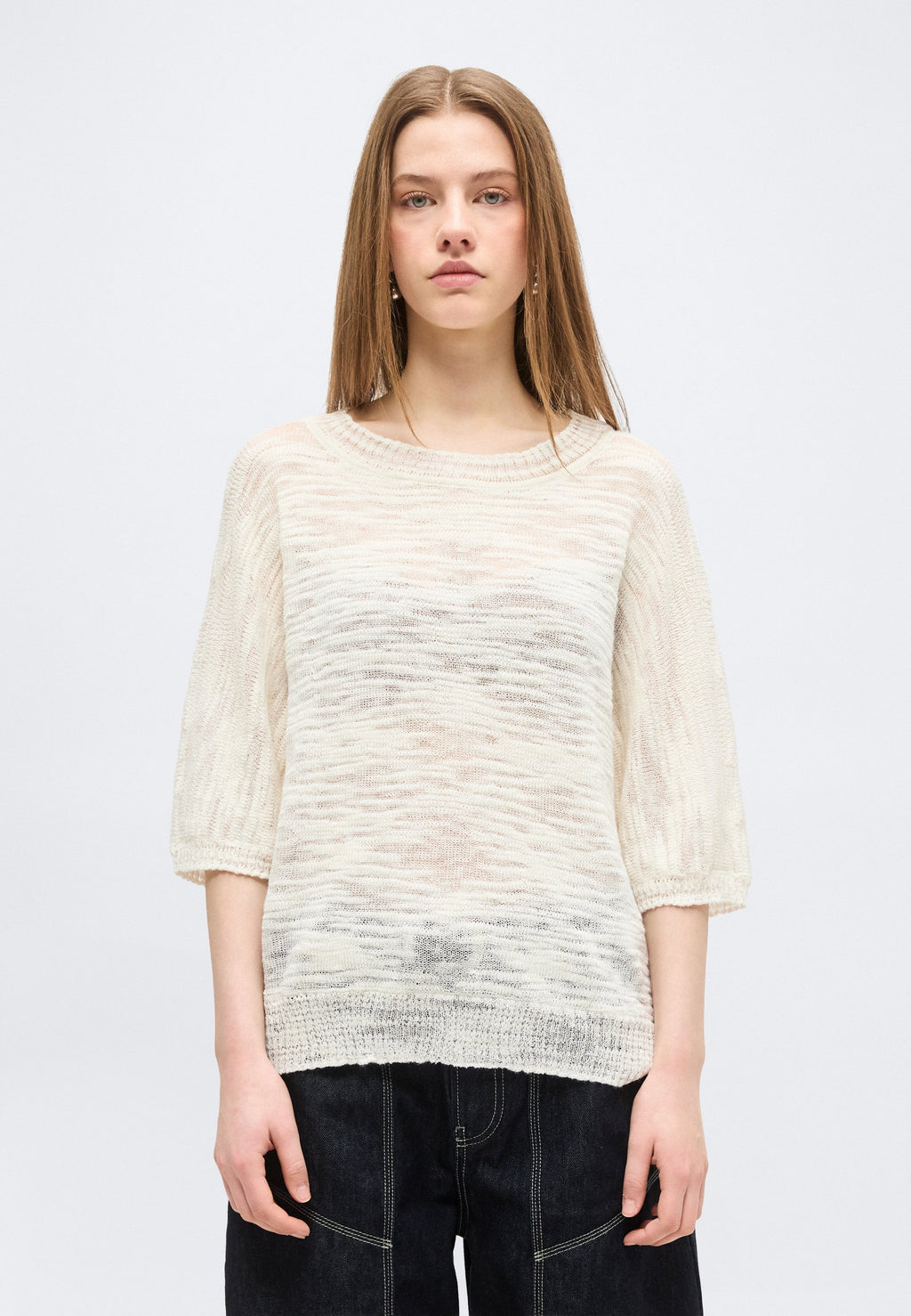 FAROFANO - Jumper - open white