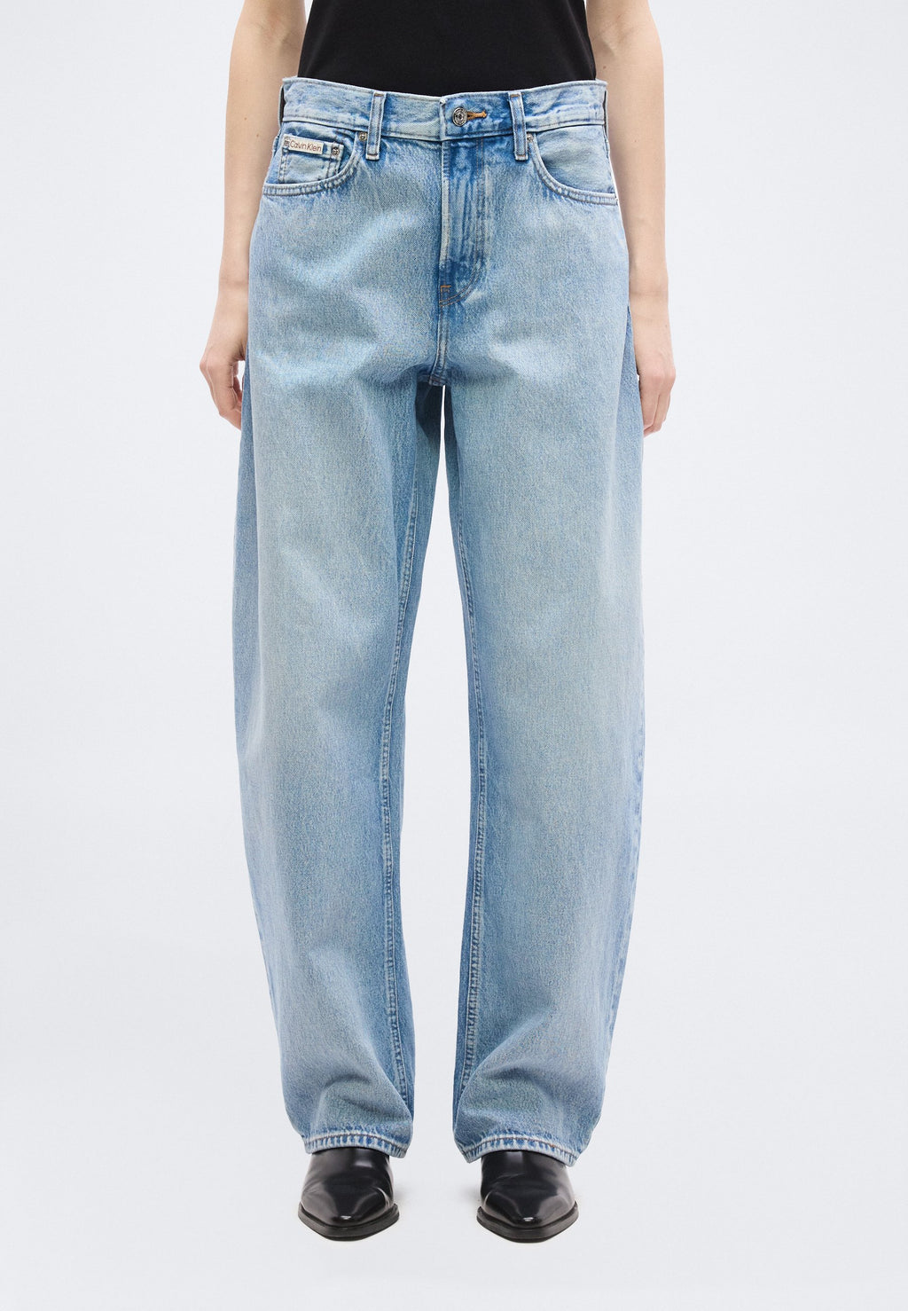 RELAXED BARREL  - Loose Jeans - sage stone