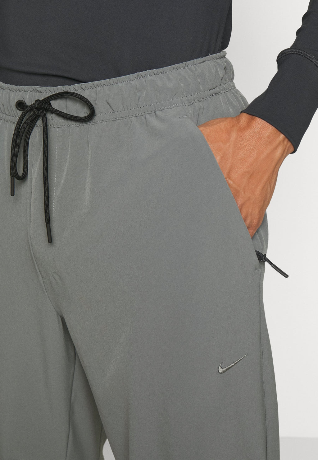 UNLIMITED - Tracksuit bottoms - smoke grey/black/reflective silver