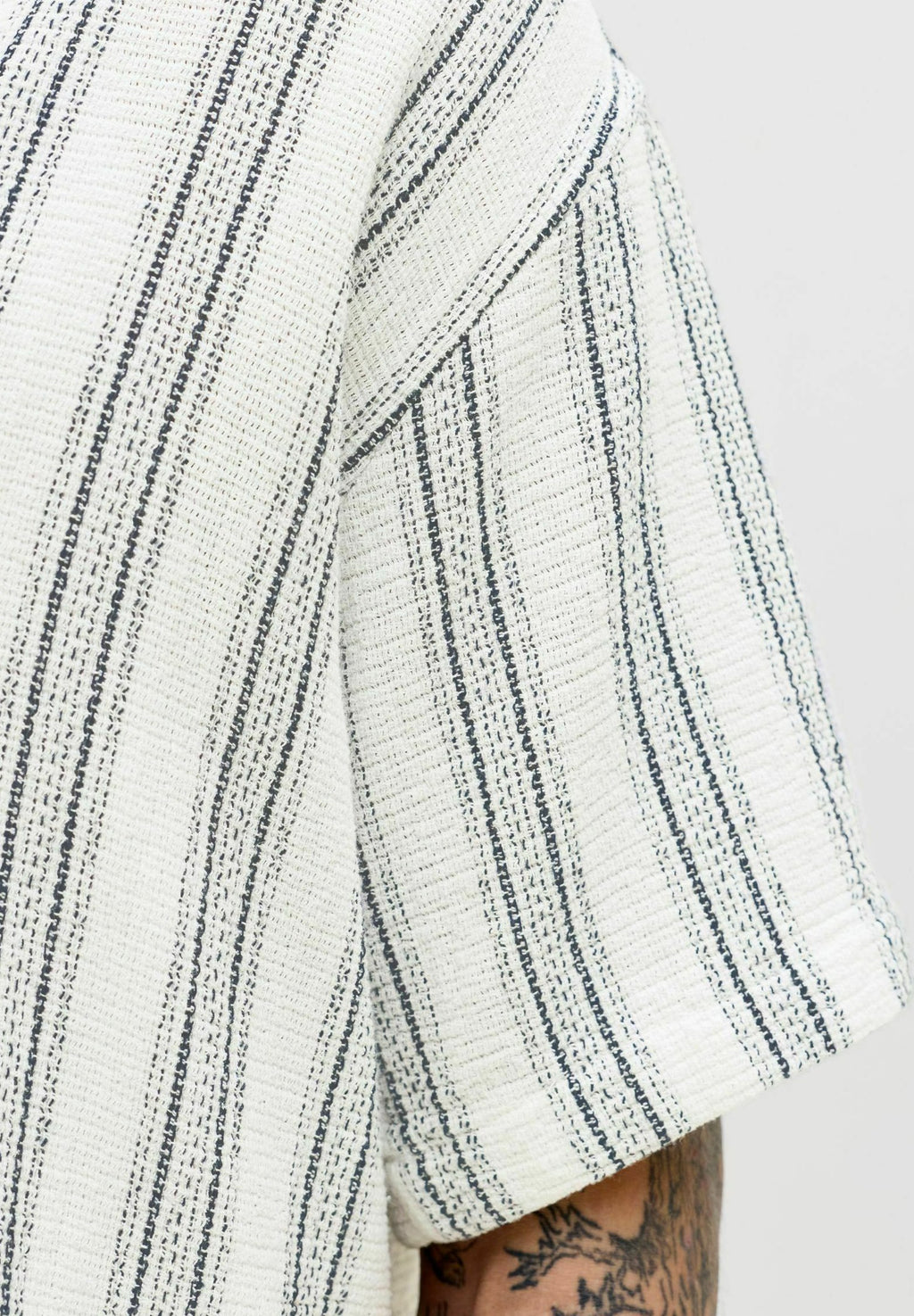 JORCOBA STRIPE RESORT SHIRT SS SN - Chemise - cloud dancer