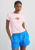 TEE - Print T-shirt - pink foam