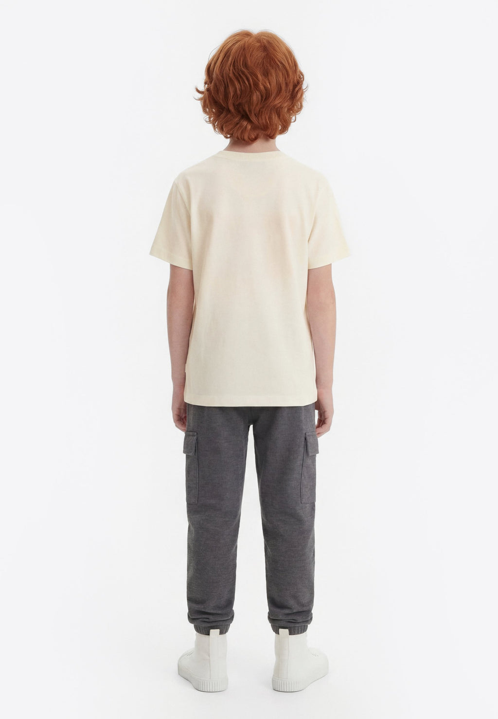 CONTRAST LOGO UNISEX - Print T-shirt - bianco/rosa
