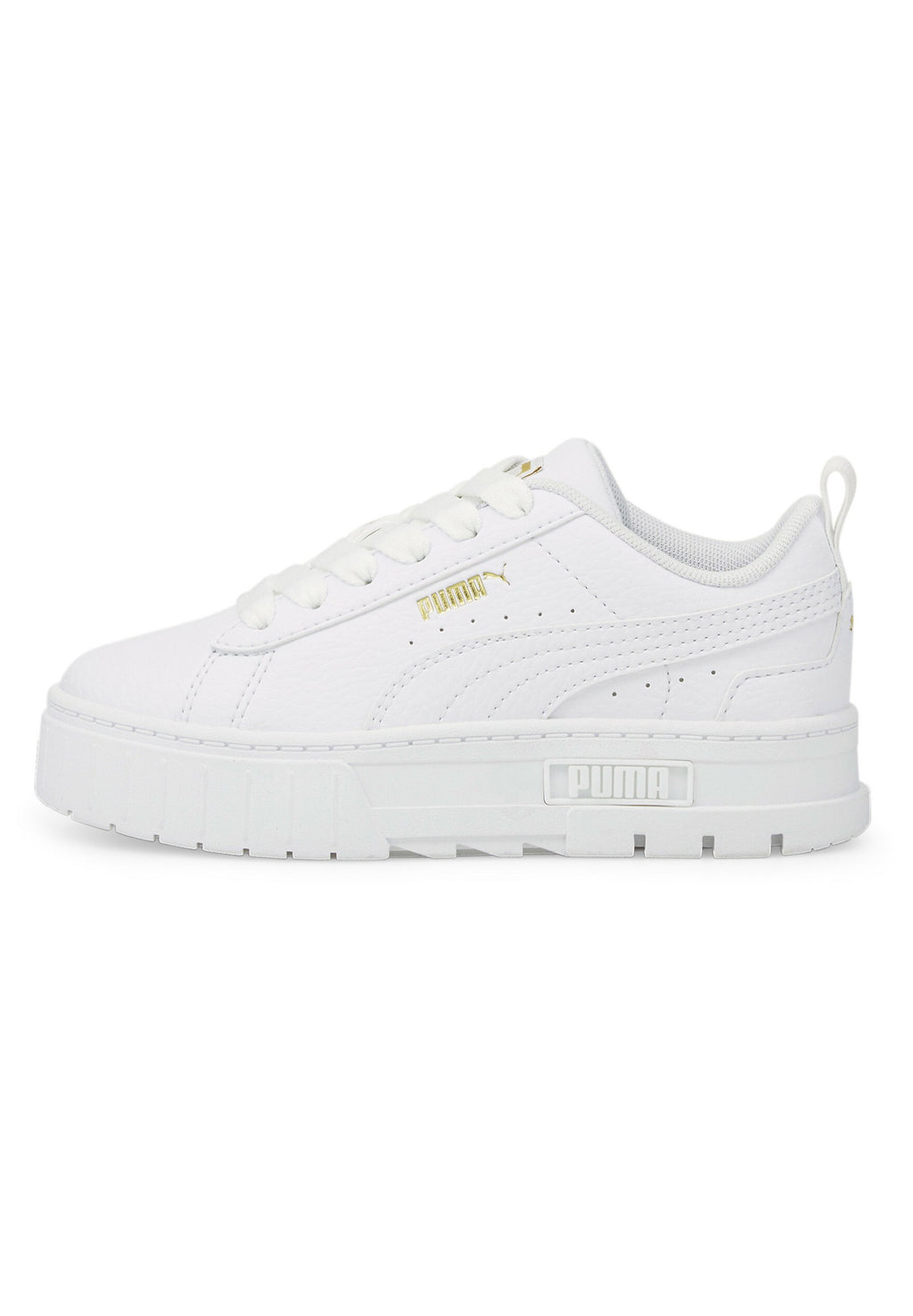 MAYZE UNISEX - Trainers - puma white/puma team gold