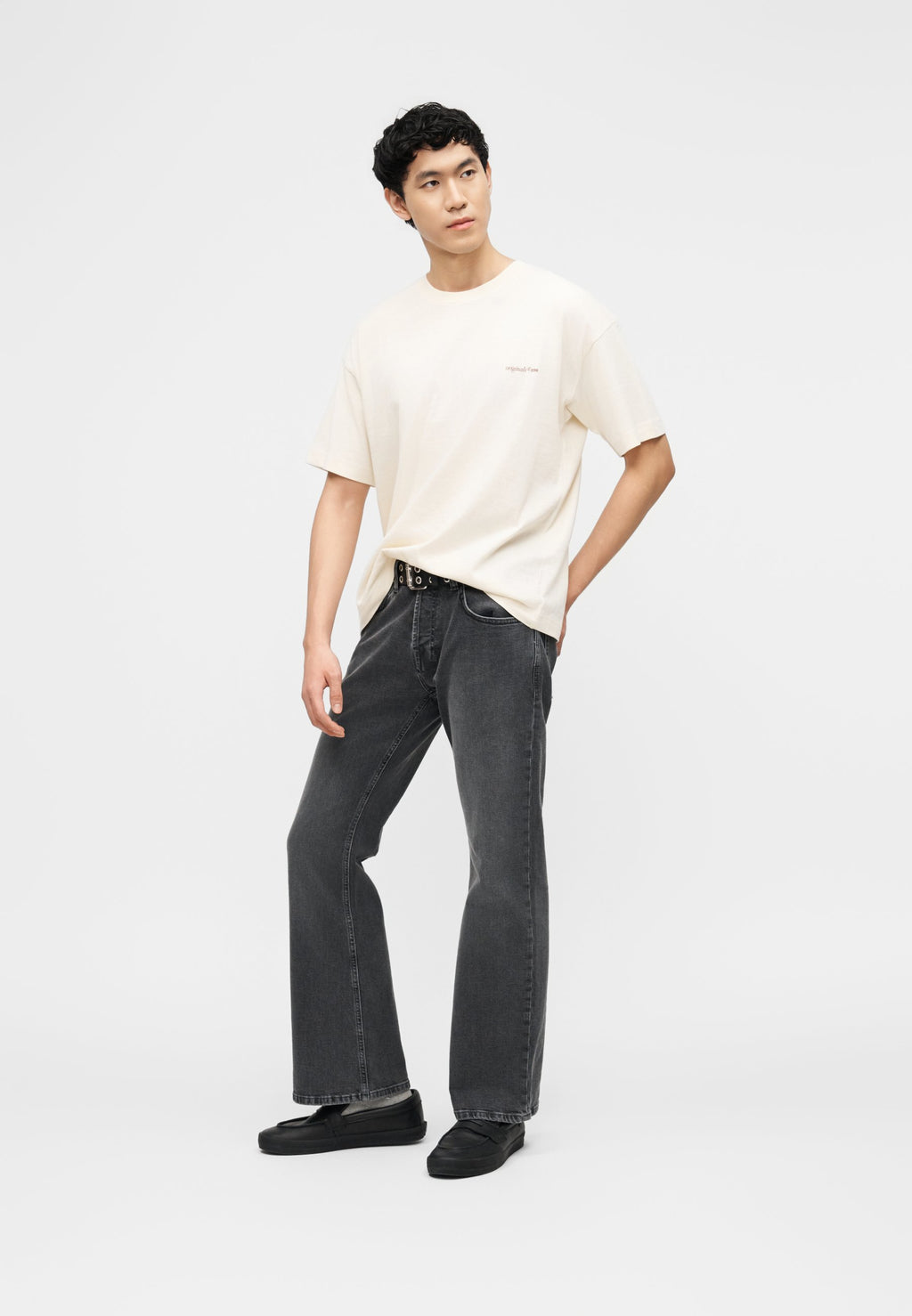 T- - Print T-shirt - antique white