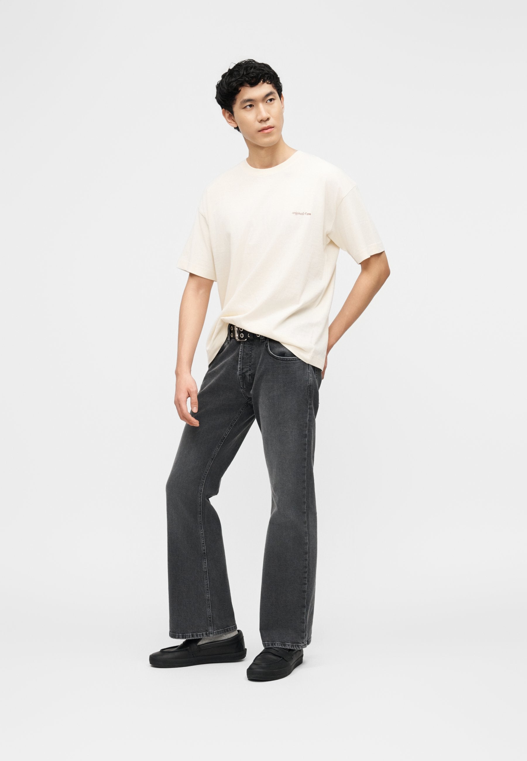 T- - Print T-shirt - antique white