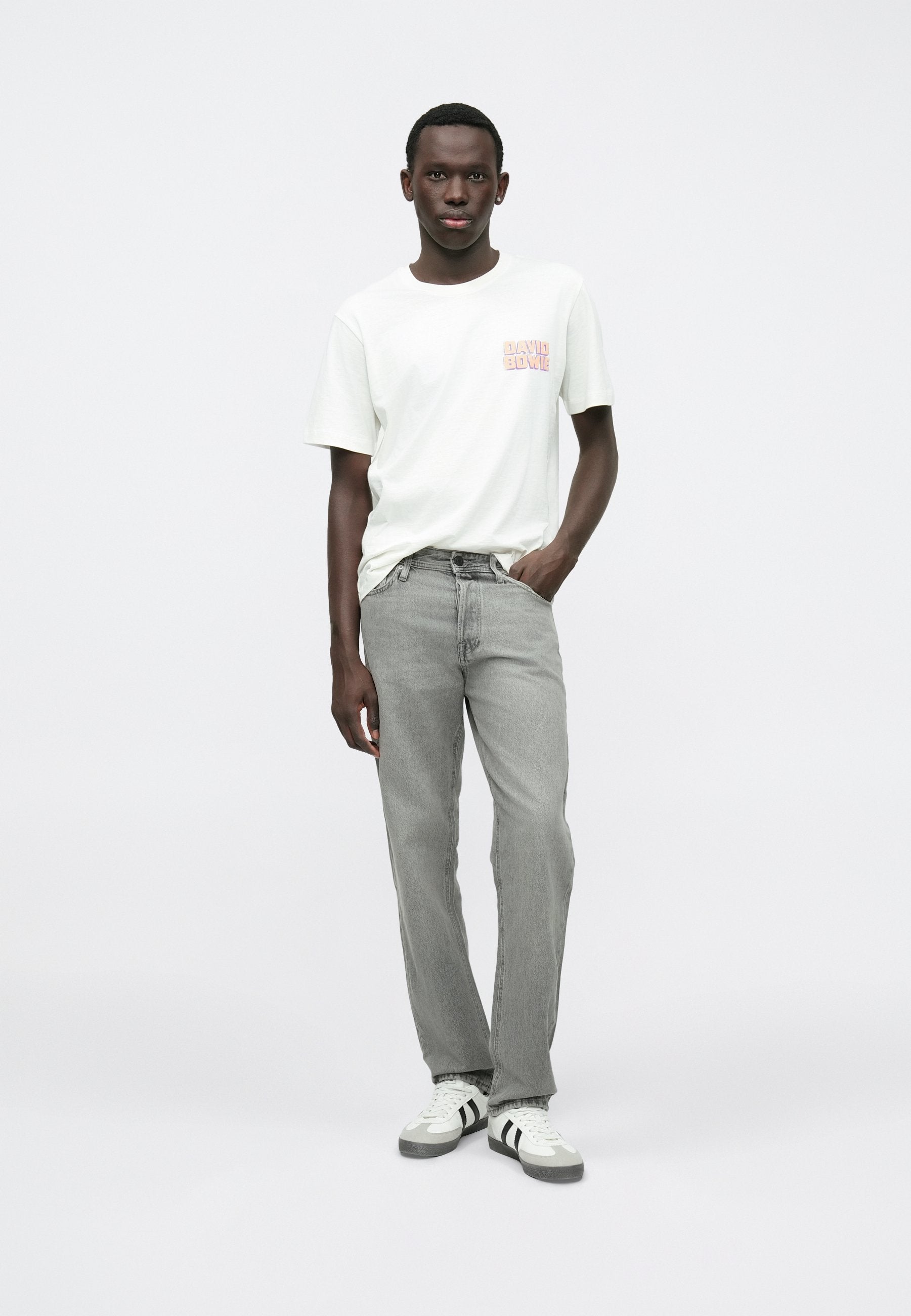Relaxed Fit JJICHRIS JJORIGINAL SBD 020 NOOS - Relaxed fit jeans - grey denim