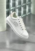 KAPRI MAISON LACE - Trainers - white/silver-coloured