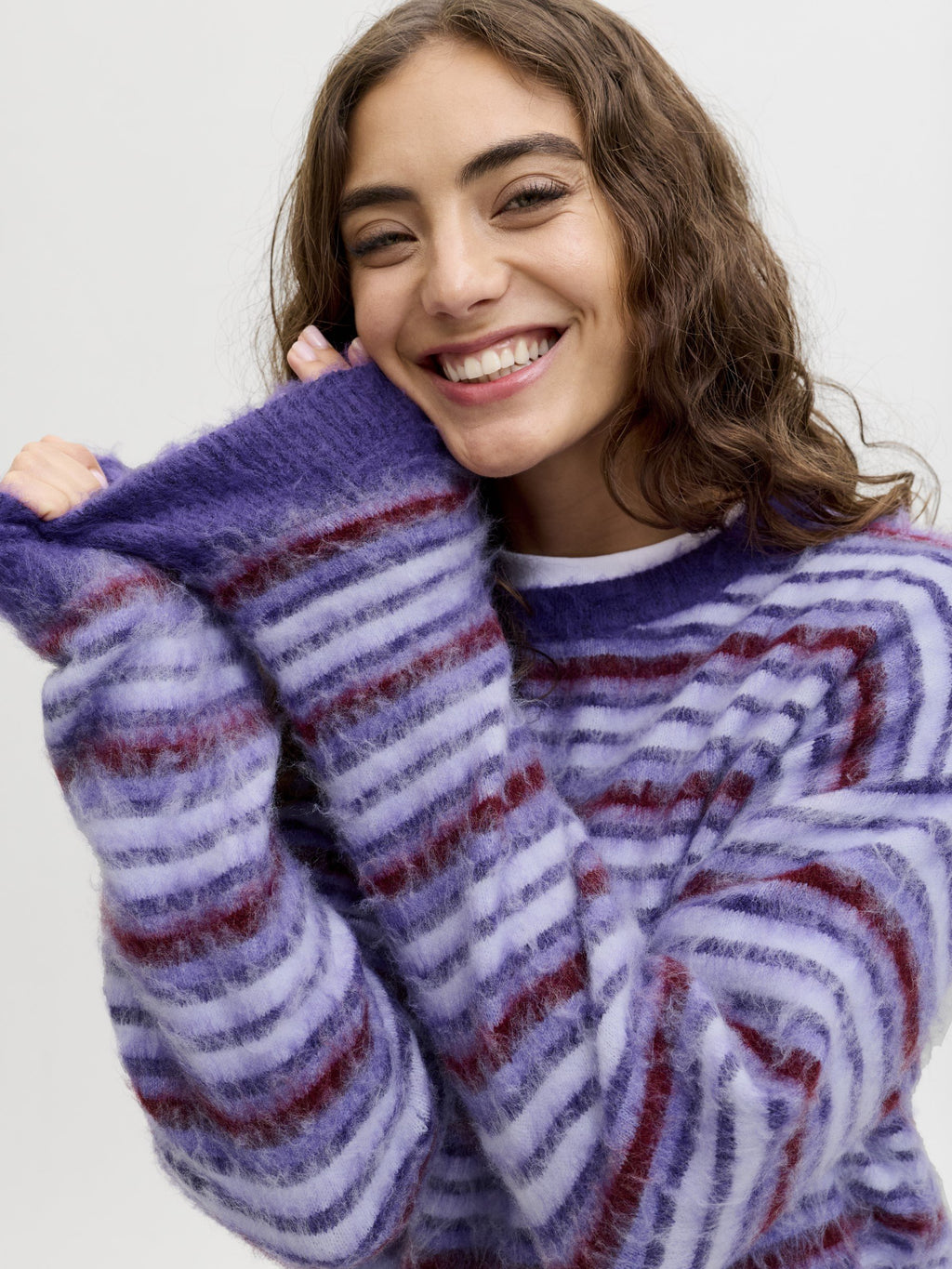 Knitted JXMARCIA Knitted - Jumper - petunia