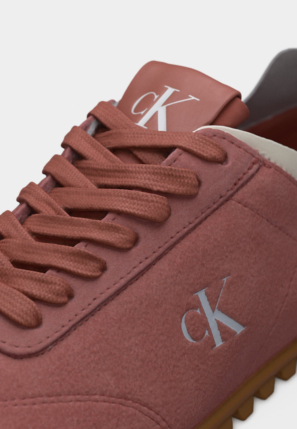 LOW PROFILE RUN MG SUE DB LACES - Baskets basses - blush