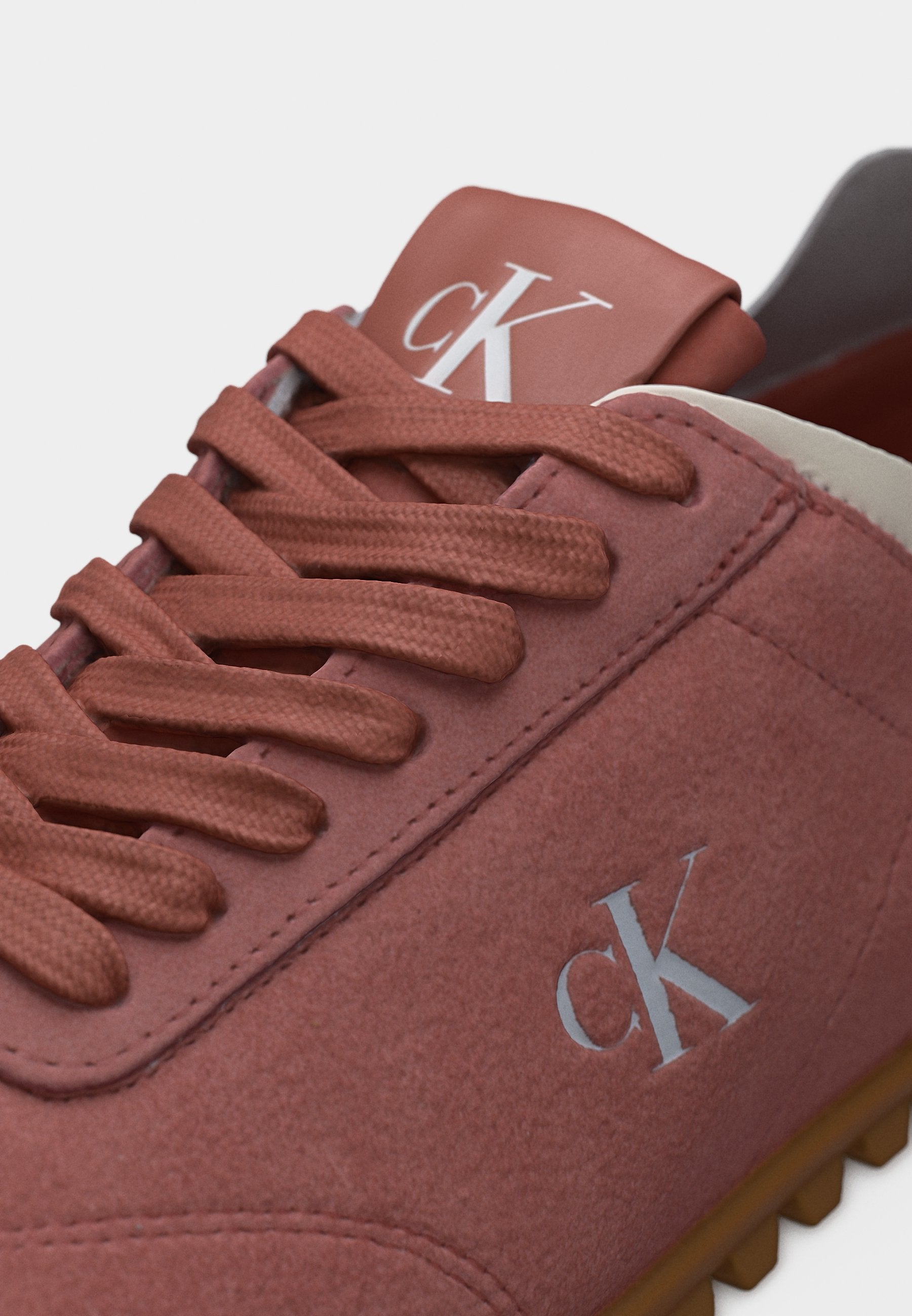 LOW PROFILE RUN MG SUE DB LACES - Baskets basses - blush