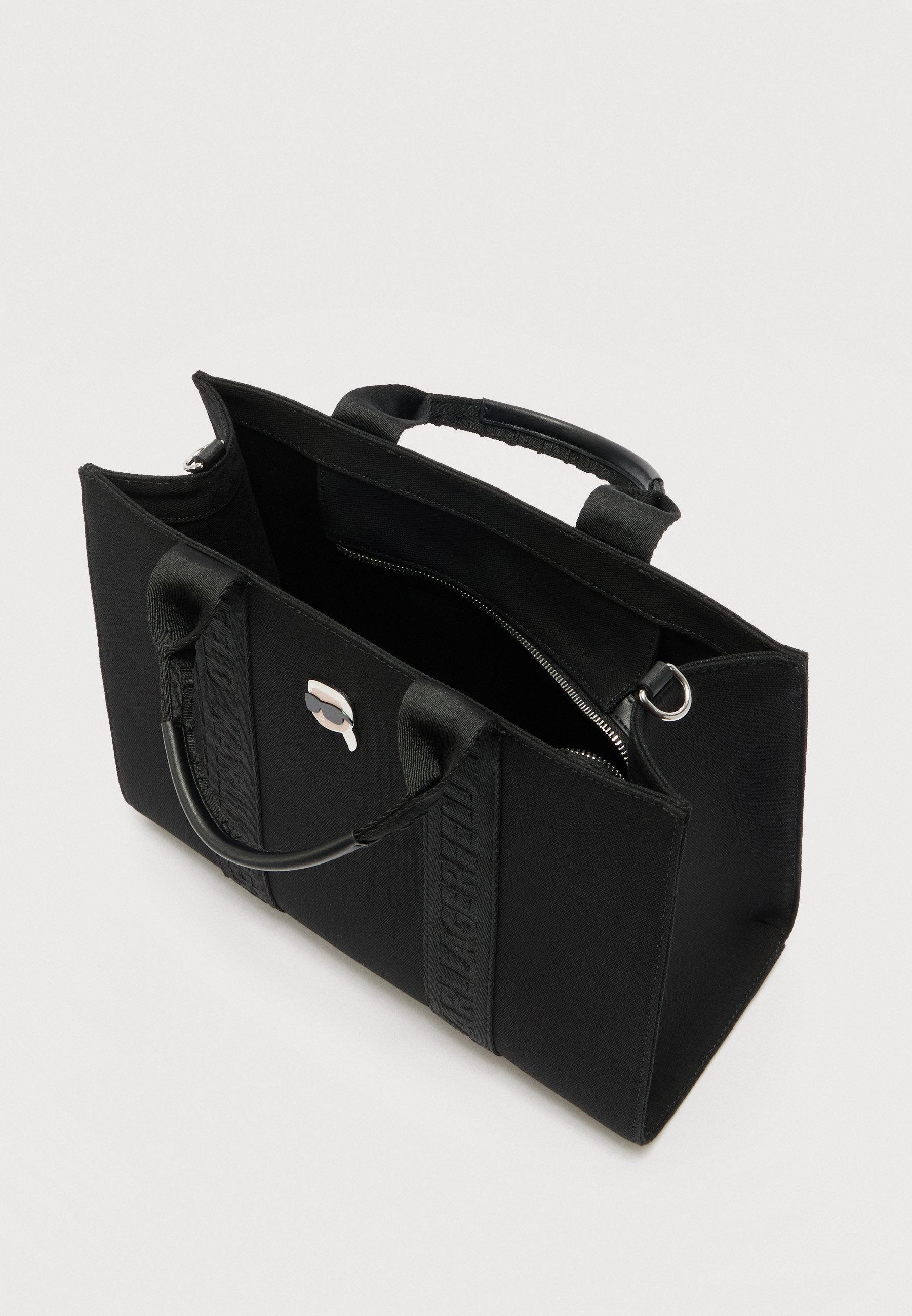 IKON SQUARE TOTE - Handbag - black